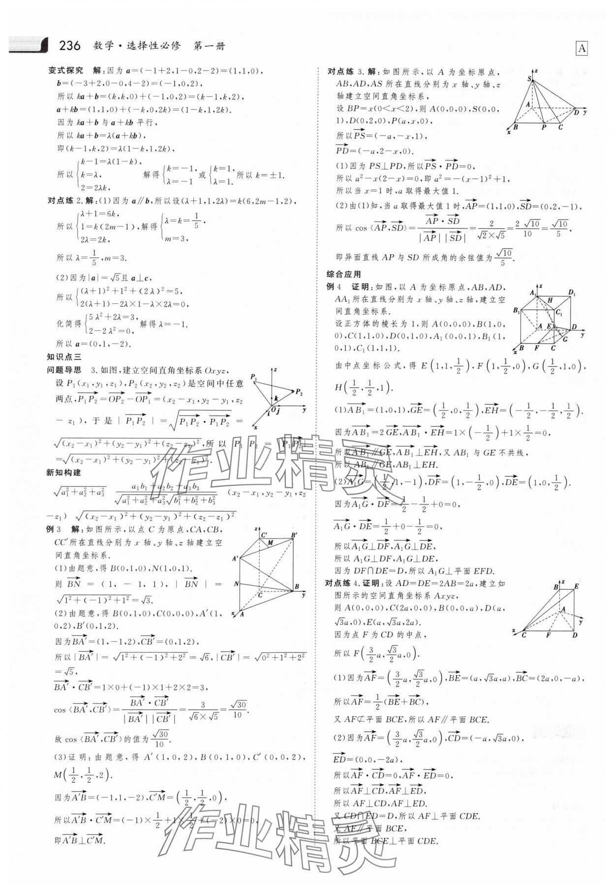 2025年金版新學(xué)案高中數(shù)學(xué)選擇性必修第一冊人教版 參考答案第7頁