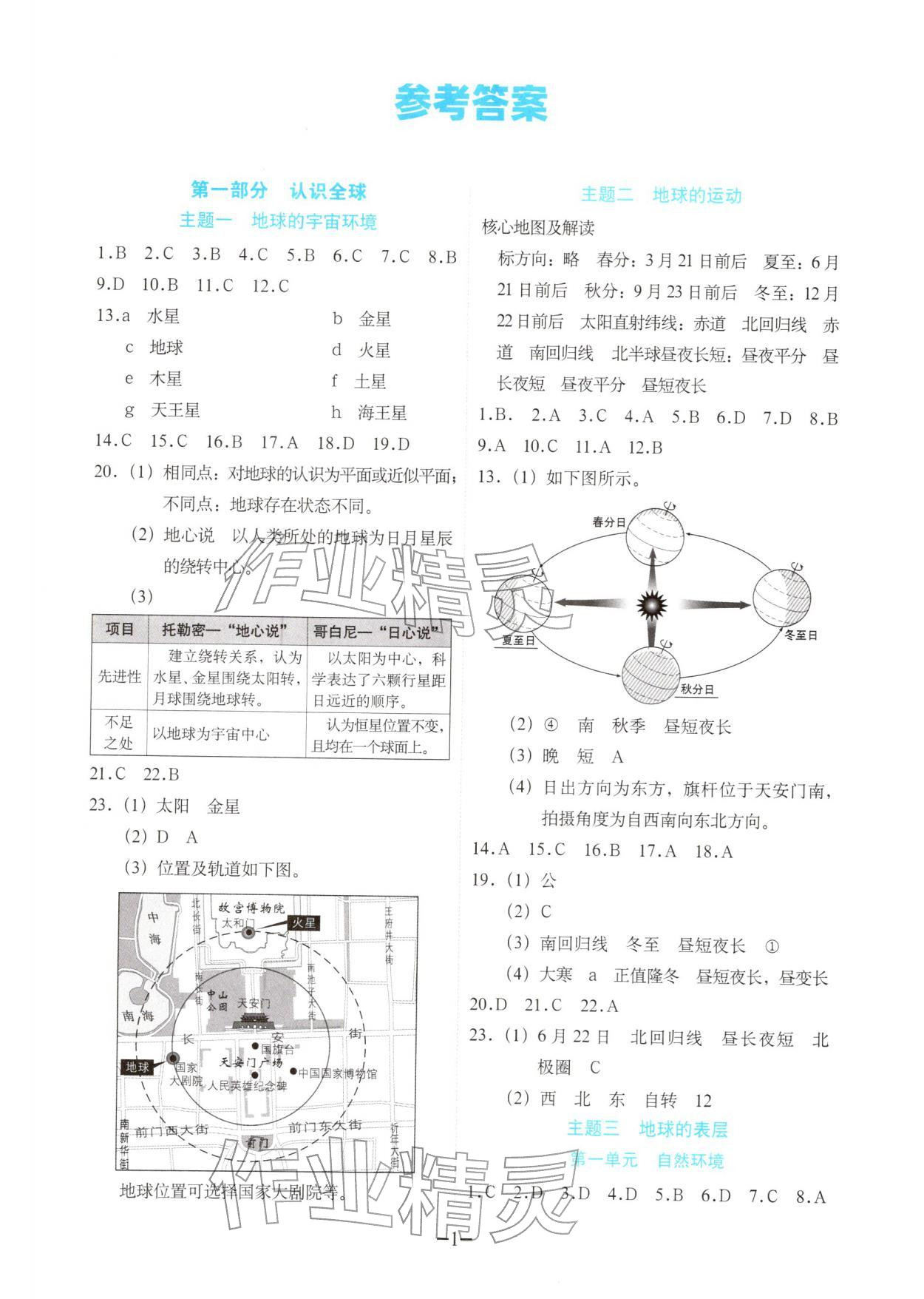 2026年点金考案地理中考&nbsp;第1页