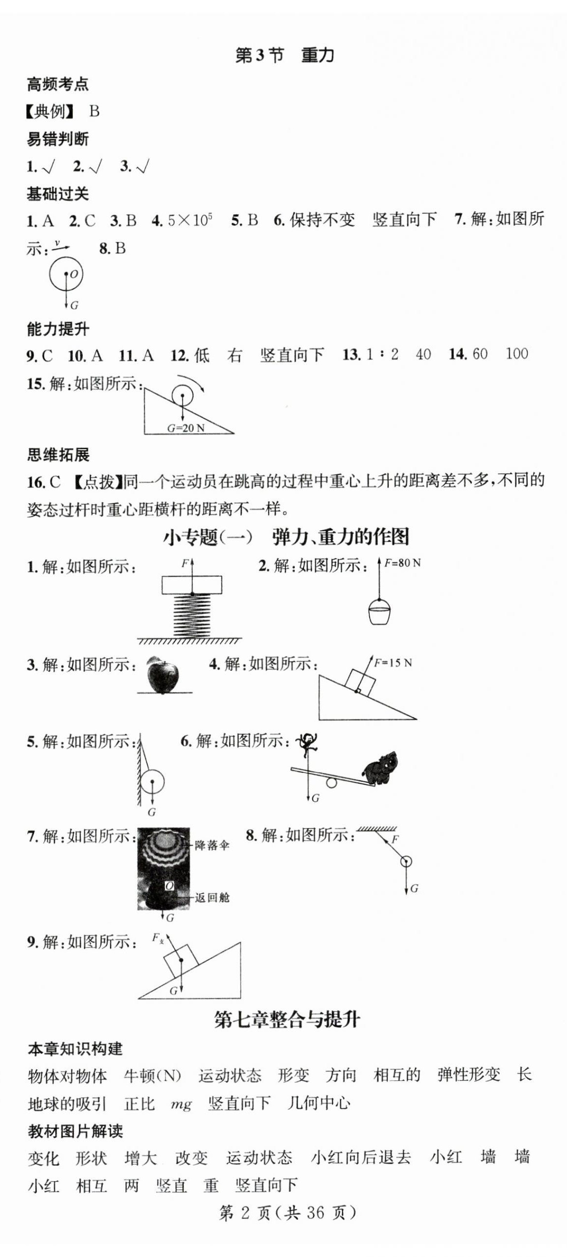 2024年名师测控八年级物理下册人教版云南专版 第2页