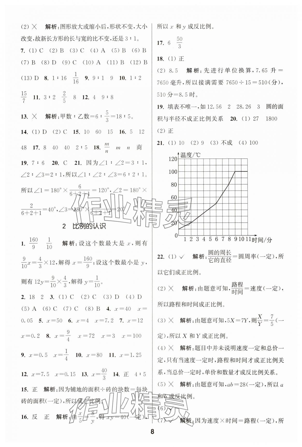 2024年通城學(xué)典小學(xué)畢業(yè)考試試題分類精粹數(shù)學(xué)江蘇專版 第8頁