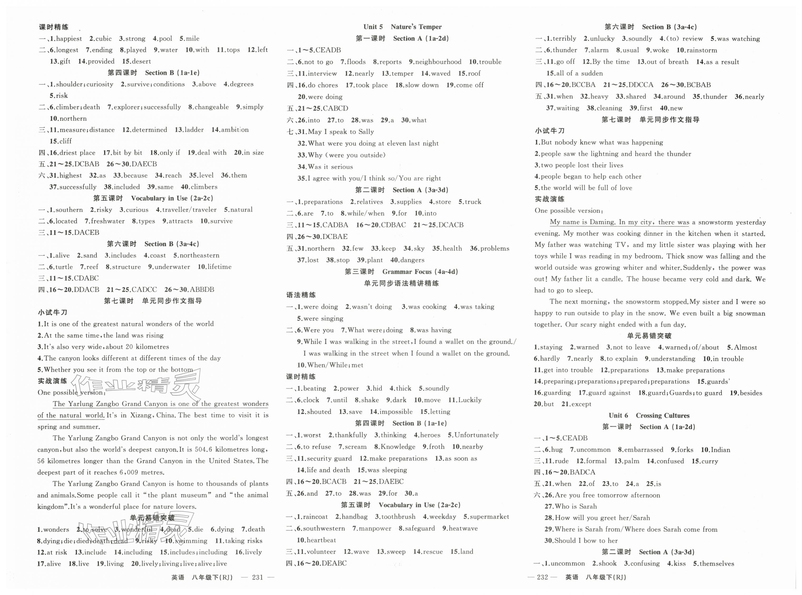 2026年原创新课堂八年级英语下册人教版少年季河南专版&nbsp;第3页