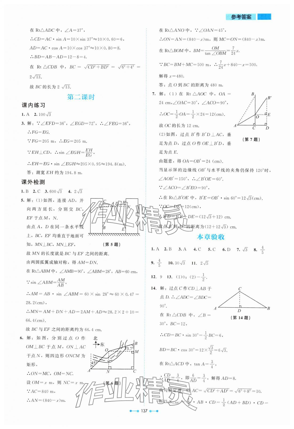 2025年伴你學(xué)北京師范大學(xué)出版社九年級(jí)數(shù)學(xué)下冊(cè)北師大版 第5頁(yè)