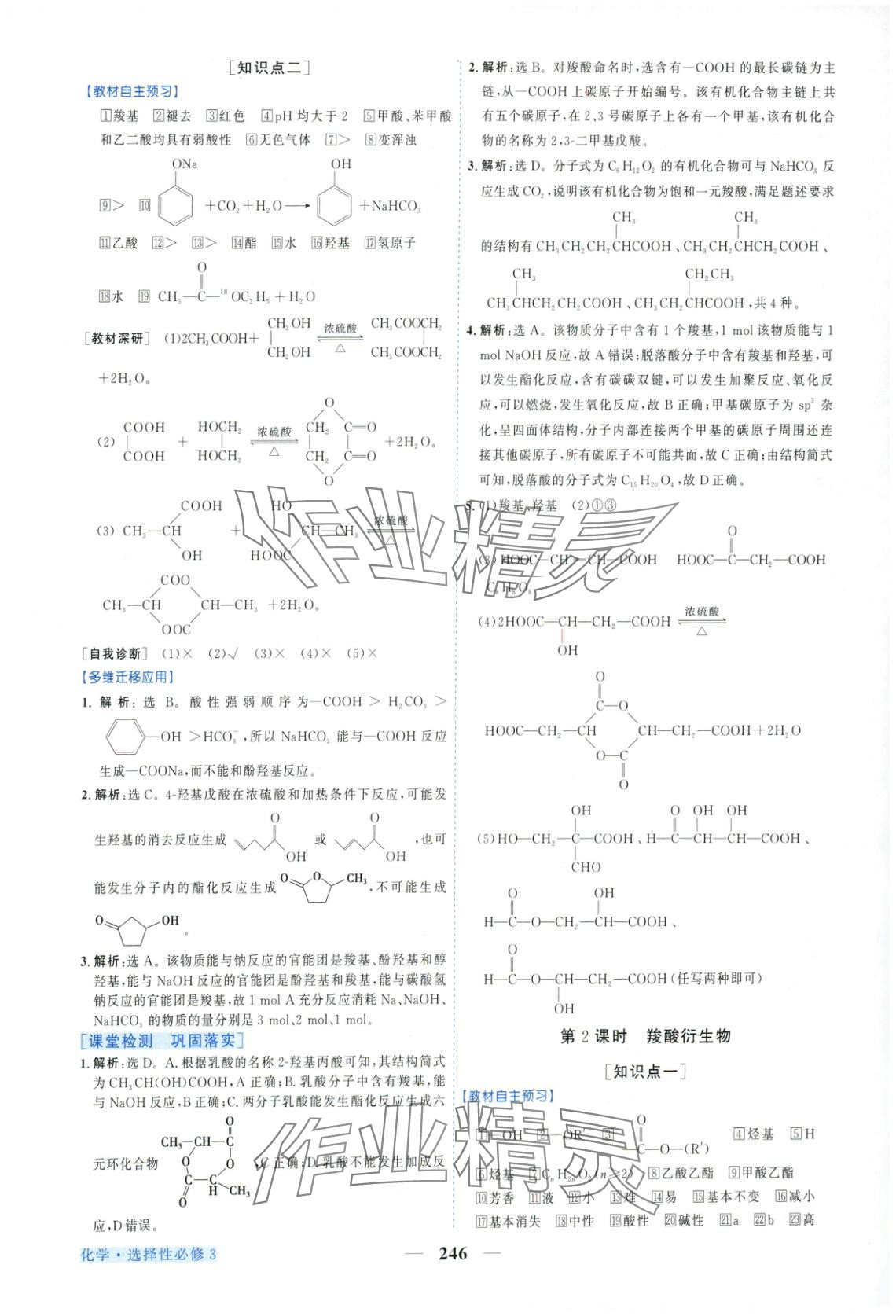 2025年新坐标同步练习高中化学选择性必修第三册人教版青海专版 第18页