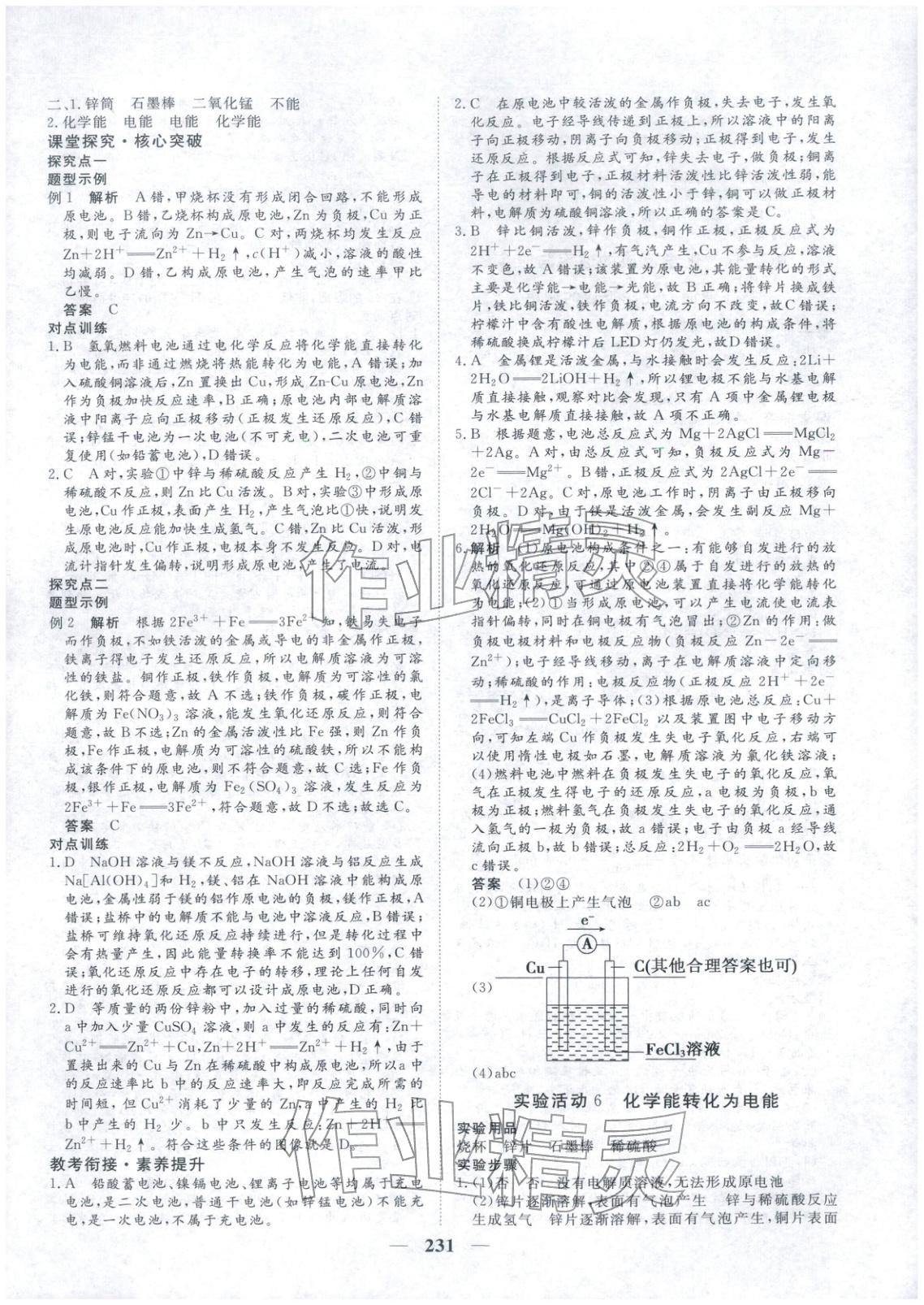 2025年維課金版高中化學(xué)必修第二冊&nbsp;第10頁