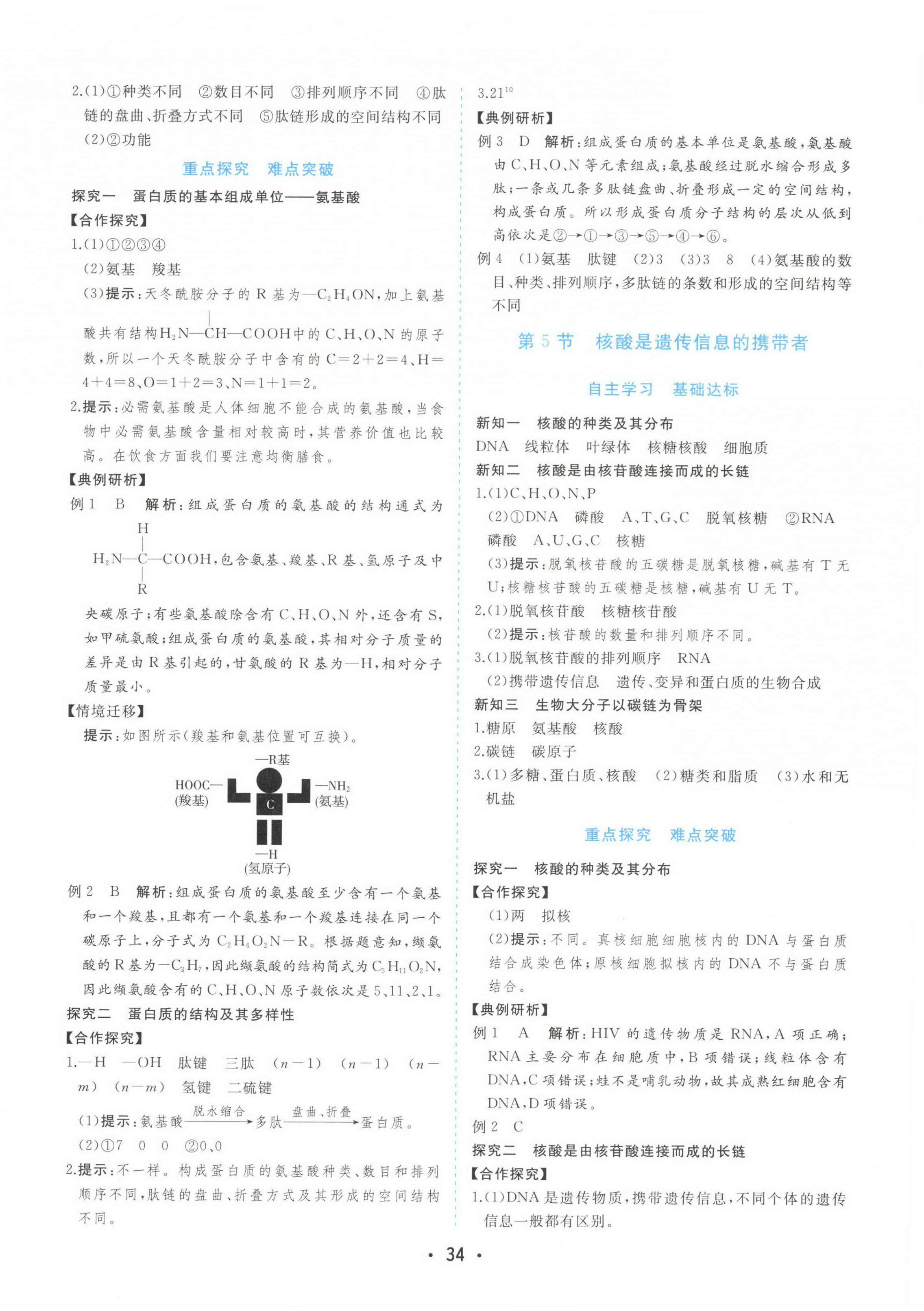 2024年金版学案高中同步辅导与检测高中生物必修1人教版 第6页