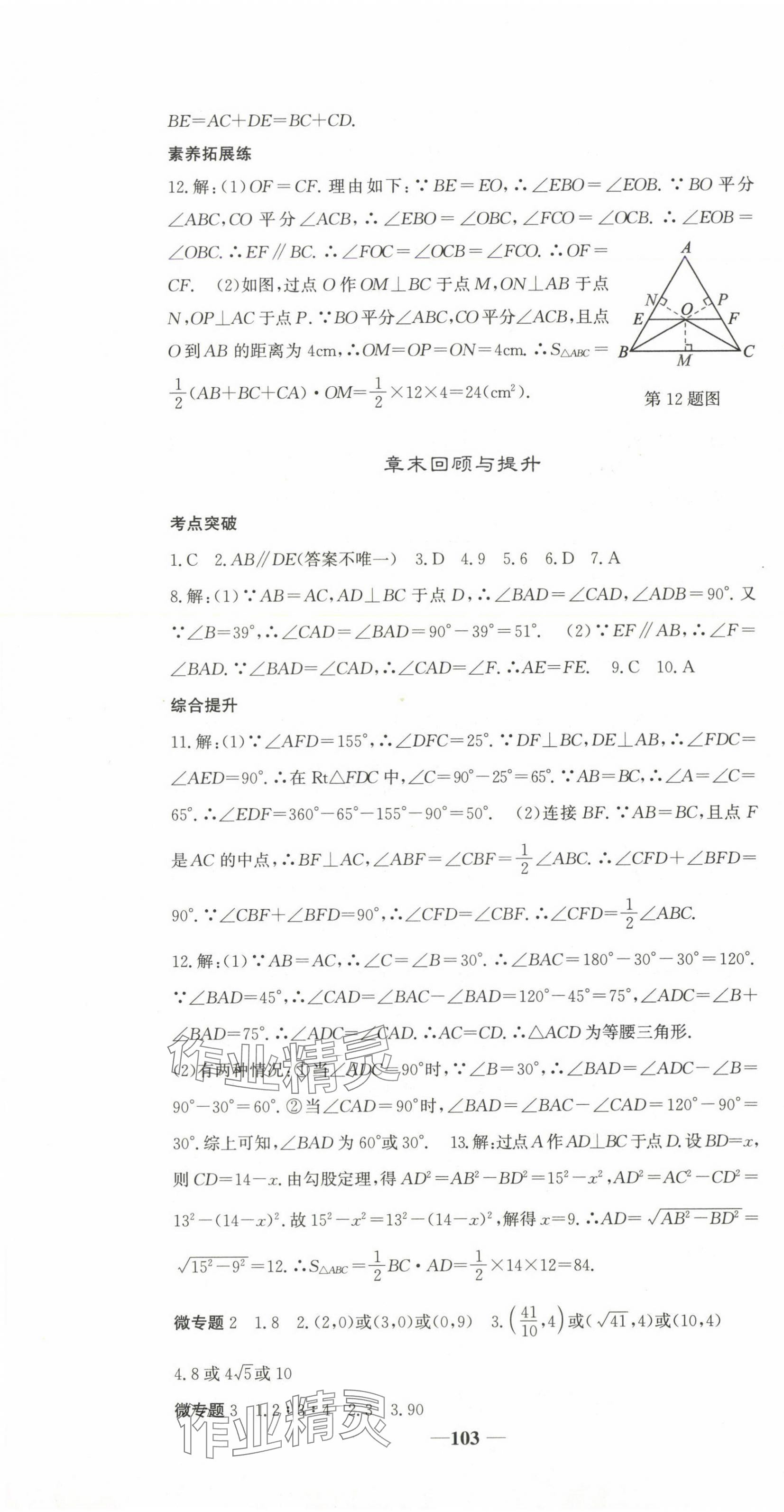 2025年名校點睛八年級數學下冊北師大版 第7頁
