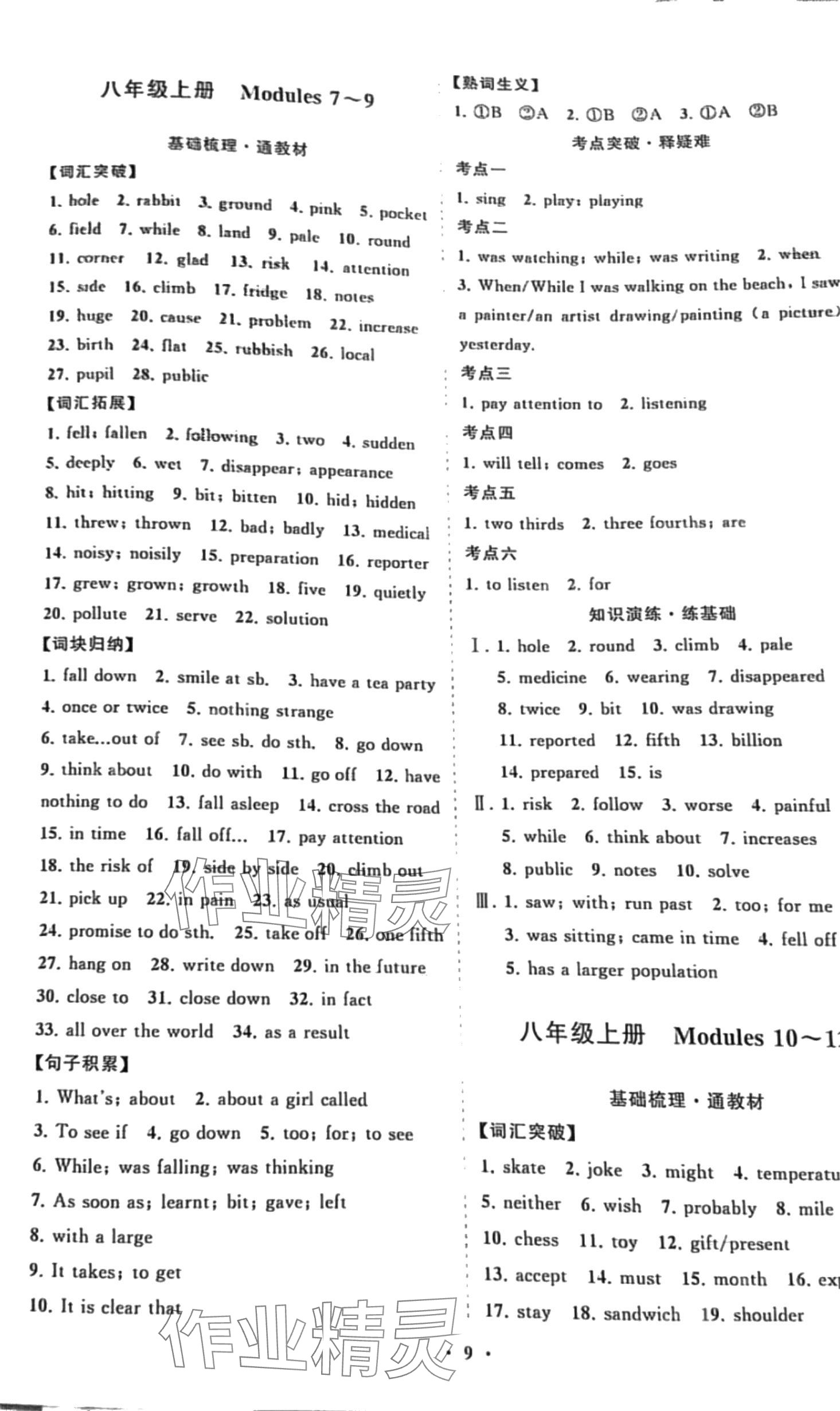 2024年初中總復(fù)習(xí)山東畫(huà)報(bào)出版社英語(yǔ)中考 第9頁(yè)