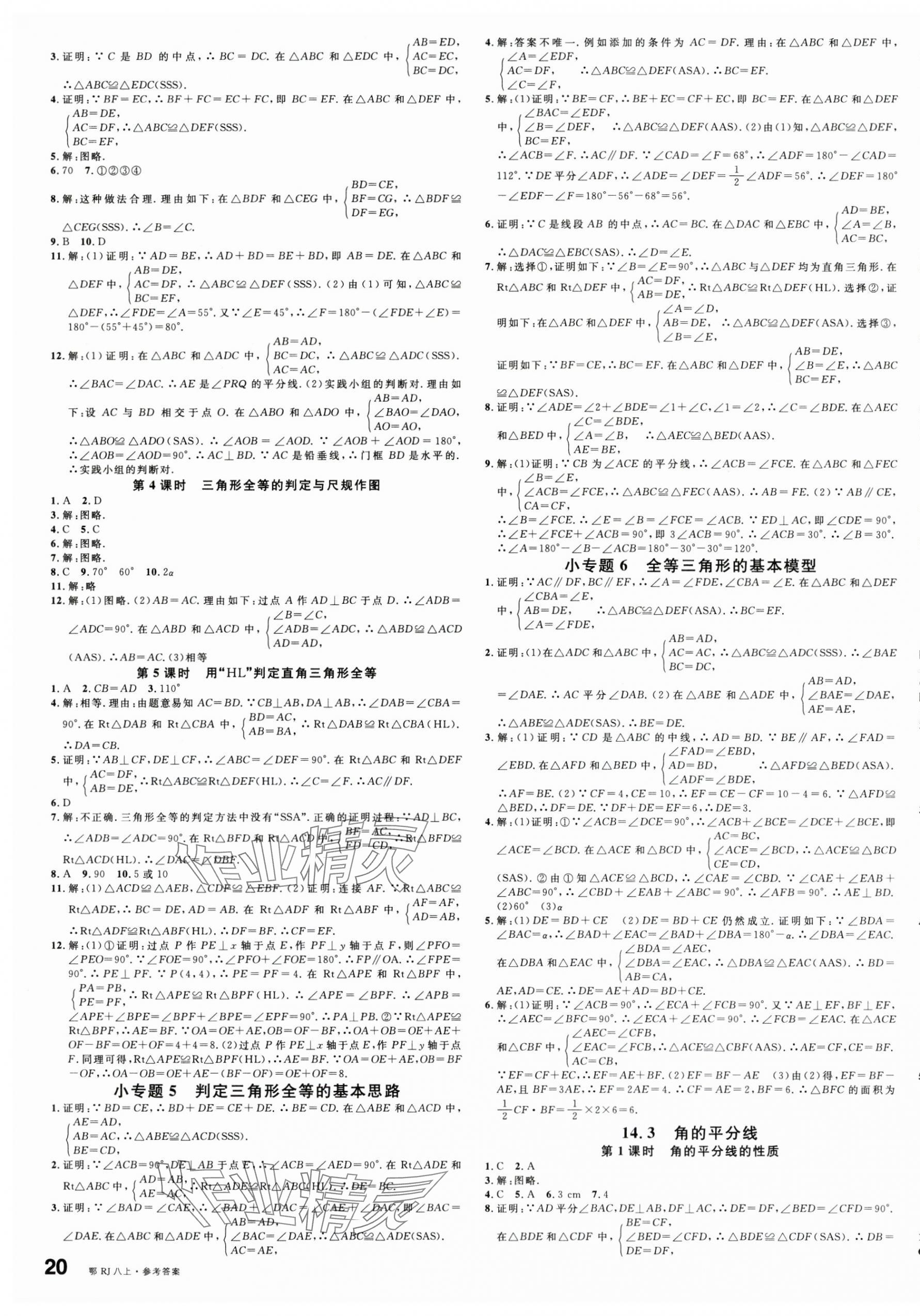 2025年名校課堂八年級數(shù)學(xué)上冊人教版湖北專版 第3頁