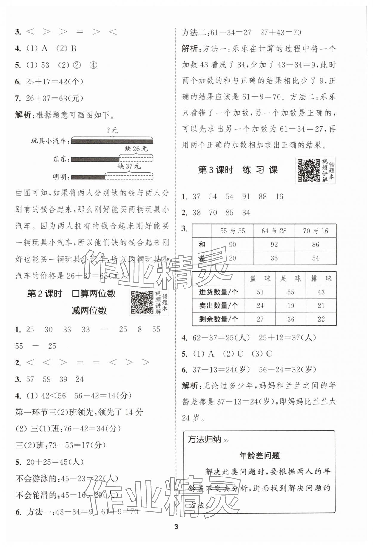 2024年拔尖特训三年级数学上册人教版 第3页