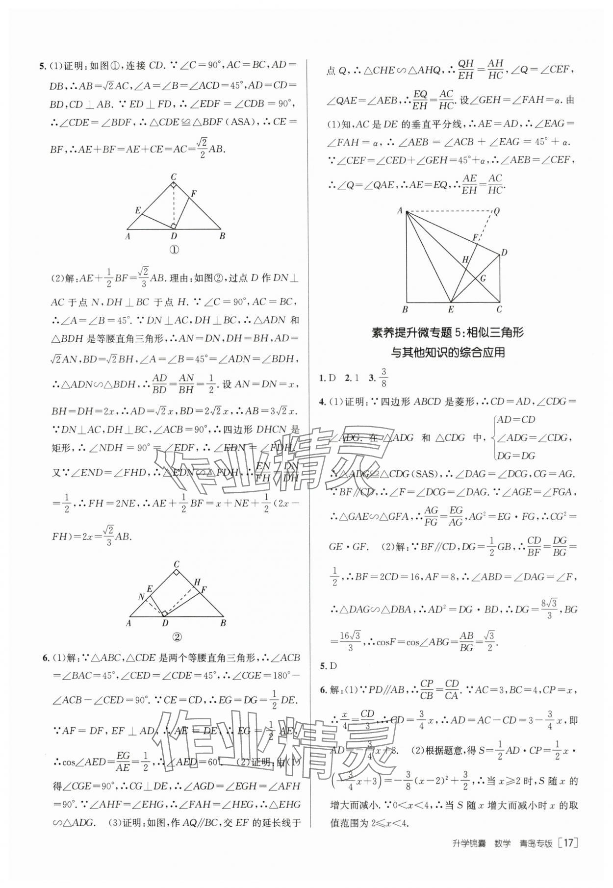 2024年升學(xué)錦囊數(shù)學(xué)青島專版 第19頁