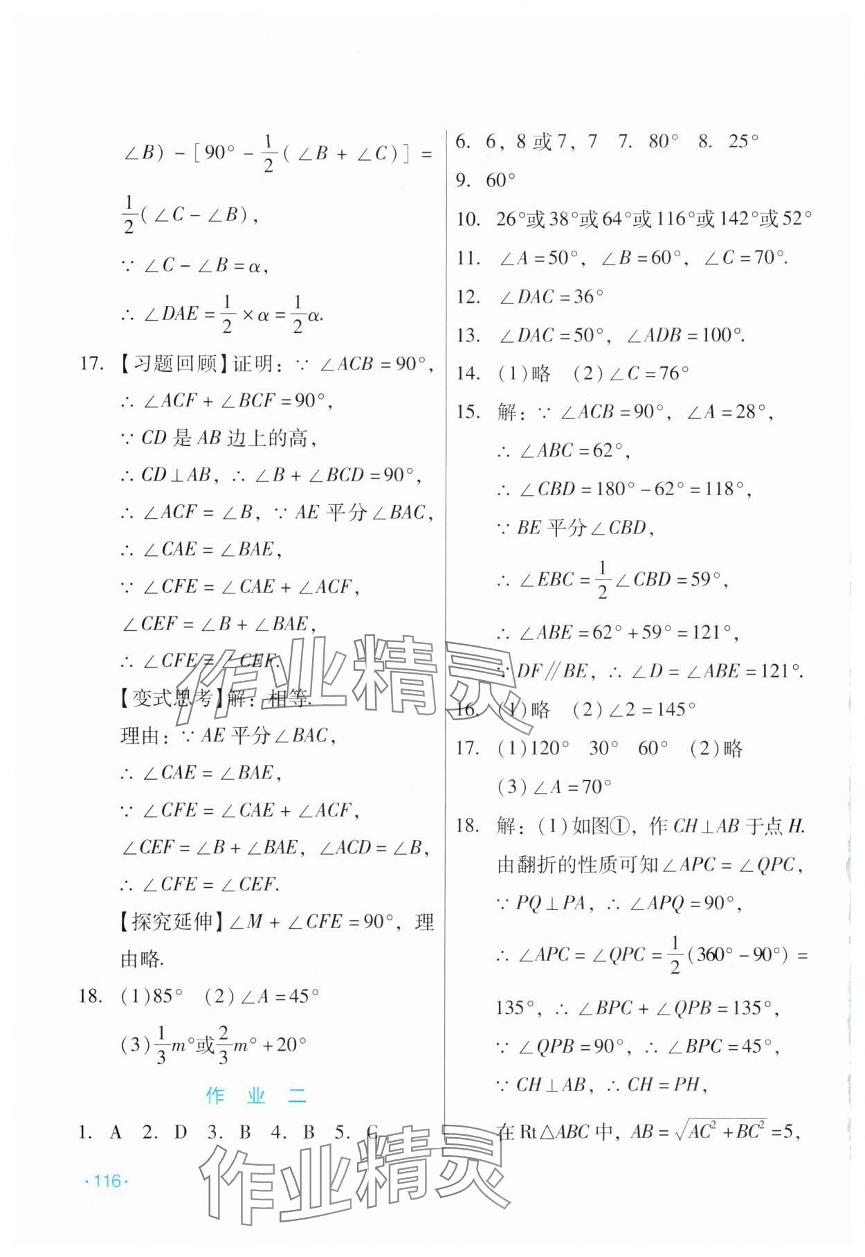 2024年假日数学寒假吉林出版集团股份有限公司八年级人教版 第2页