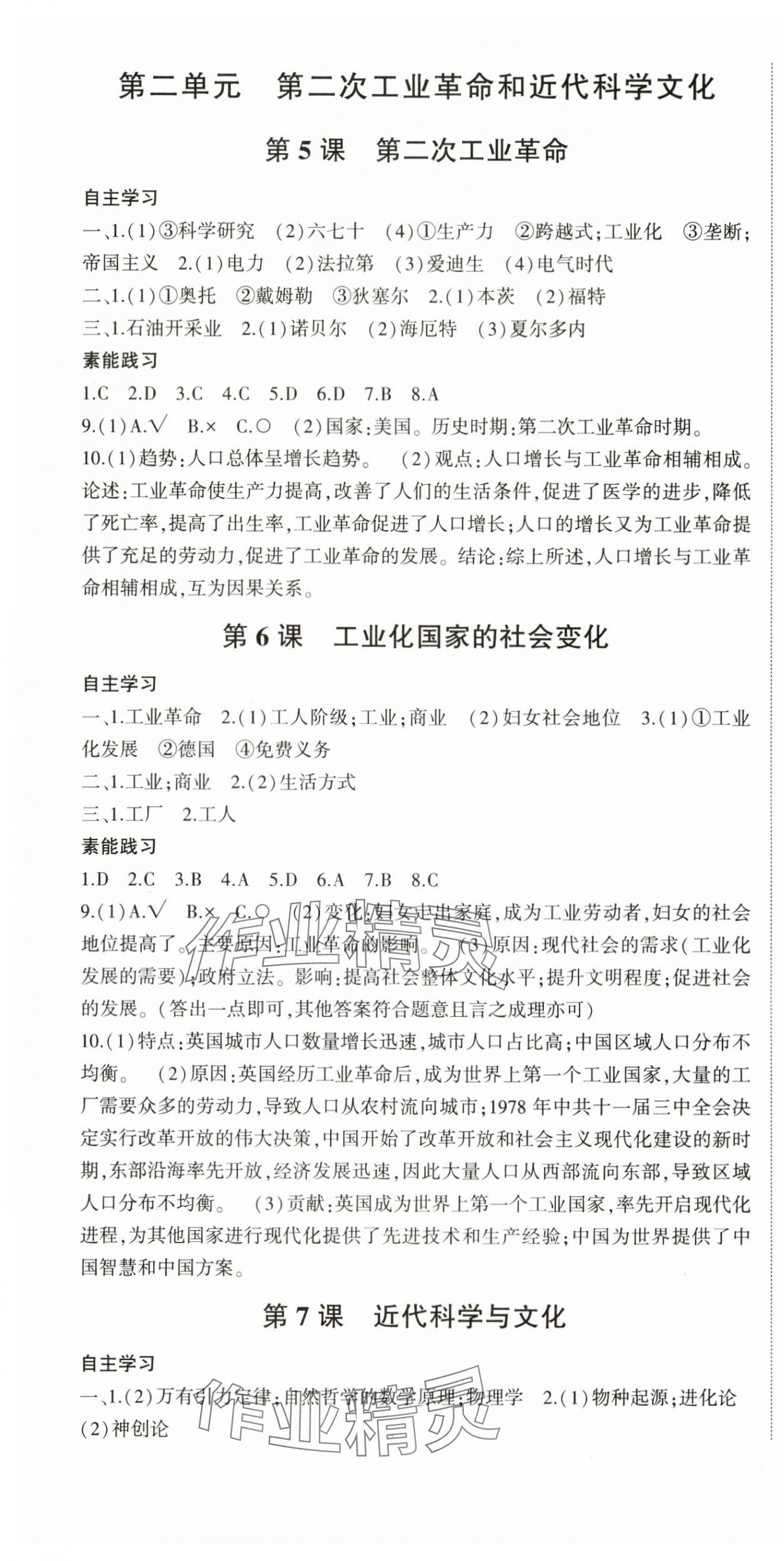 2024年巔峰對(duì)決九年級(jí)歷史下冊(cè)人教版 第4頁(yè)