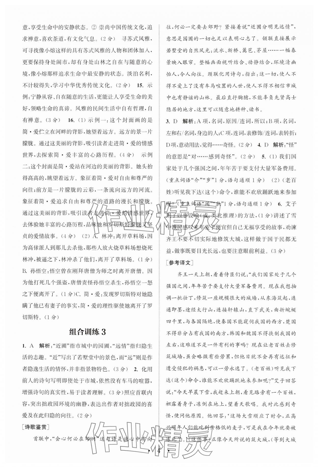 2025年通城學(xué)典組合訓(xùn)練中考版語(yǔ)文蘇州專版 第4頁(yè)