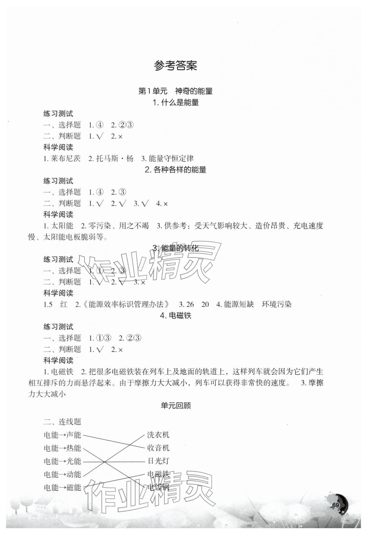 2026年小学科学实验册六年级下册苏教版&nbsp;第1页