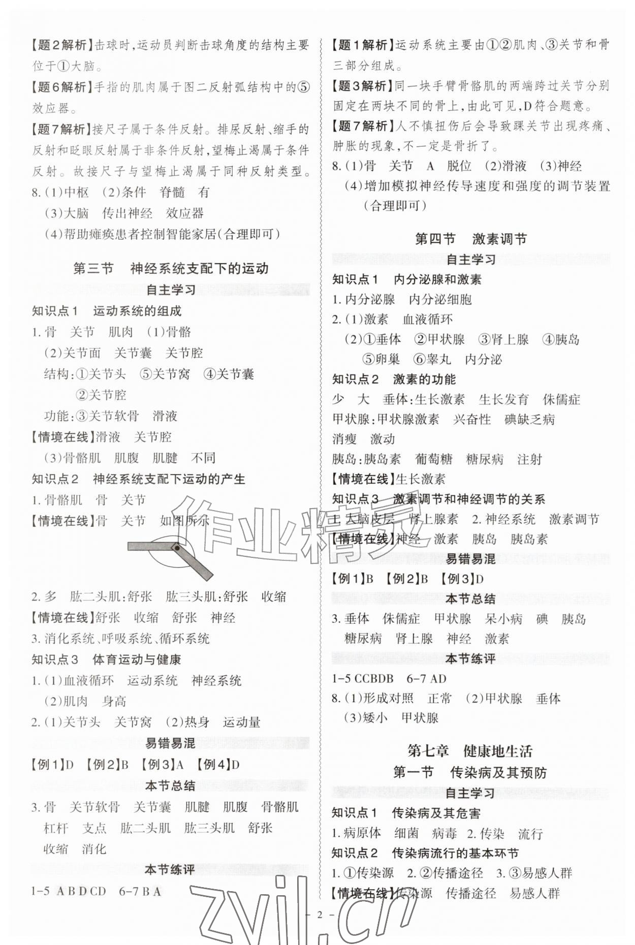 2026年同步冲刺八年级生物全一册人教版&nbsp;第2页