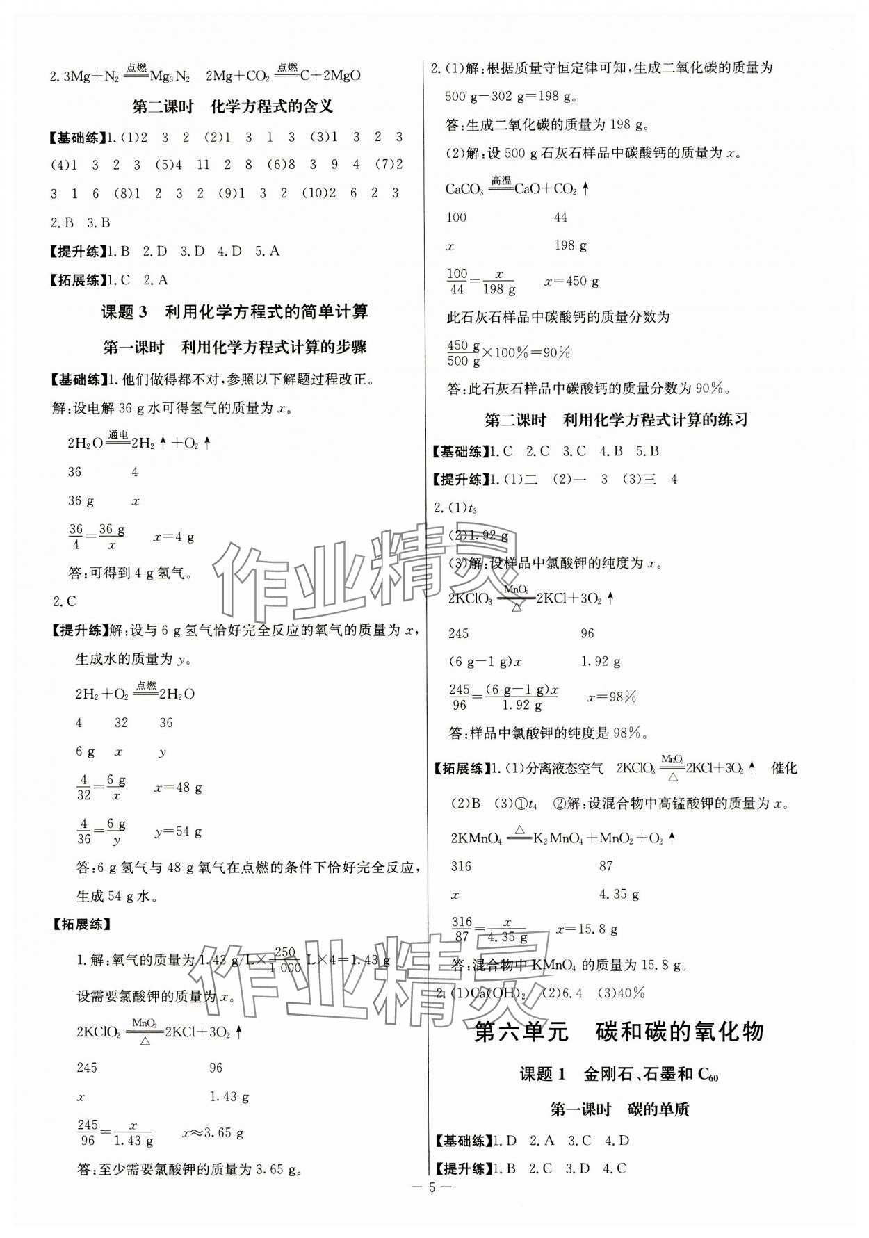 2023年廣東名師講練通九年級(jí)化學(xué)全一冊(cè)人教版深圳專版 第5頁