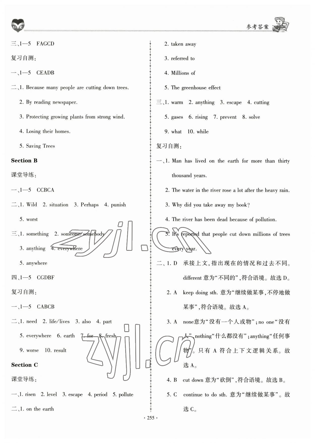 2023年仁爱英语同步学案九年级全一册仁爱版 第12页