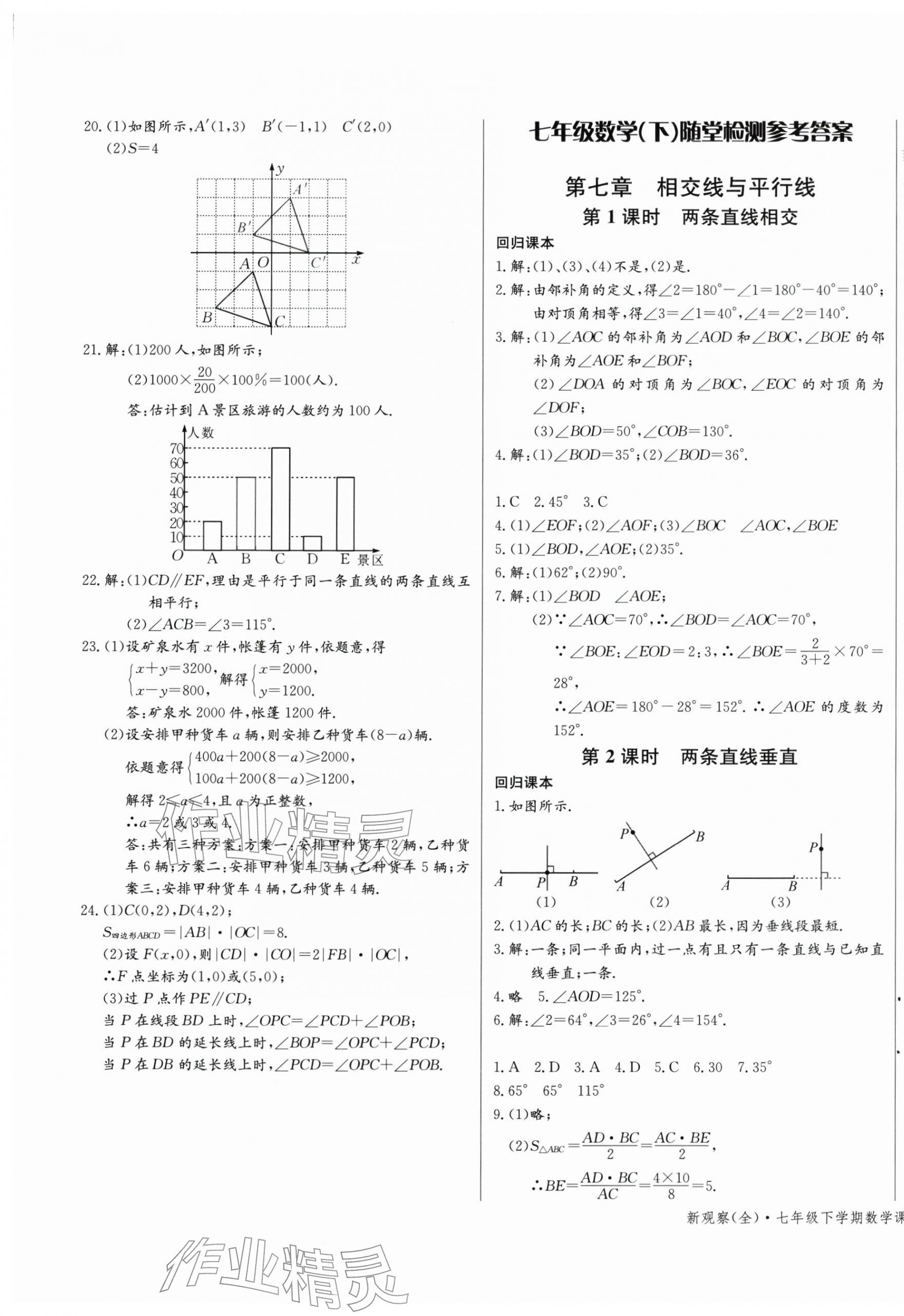 2026年思维新观察七年级数学下册人教版&nbsp;第5页