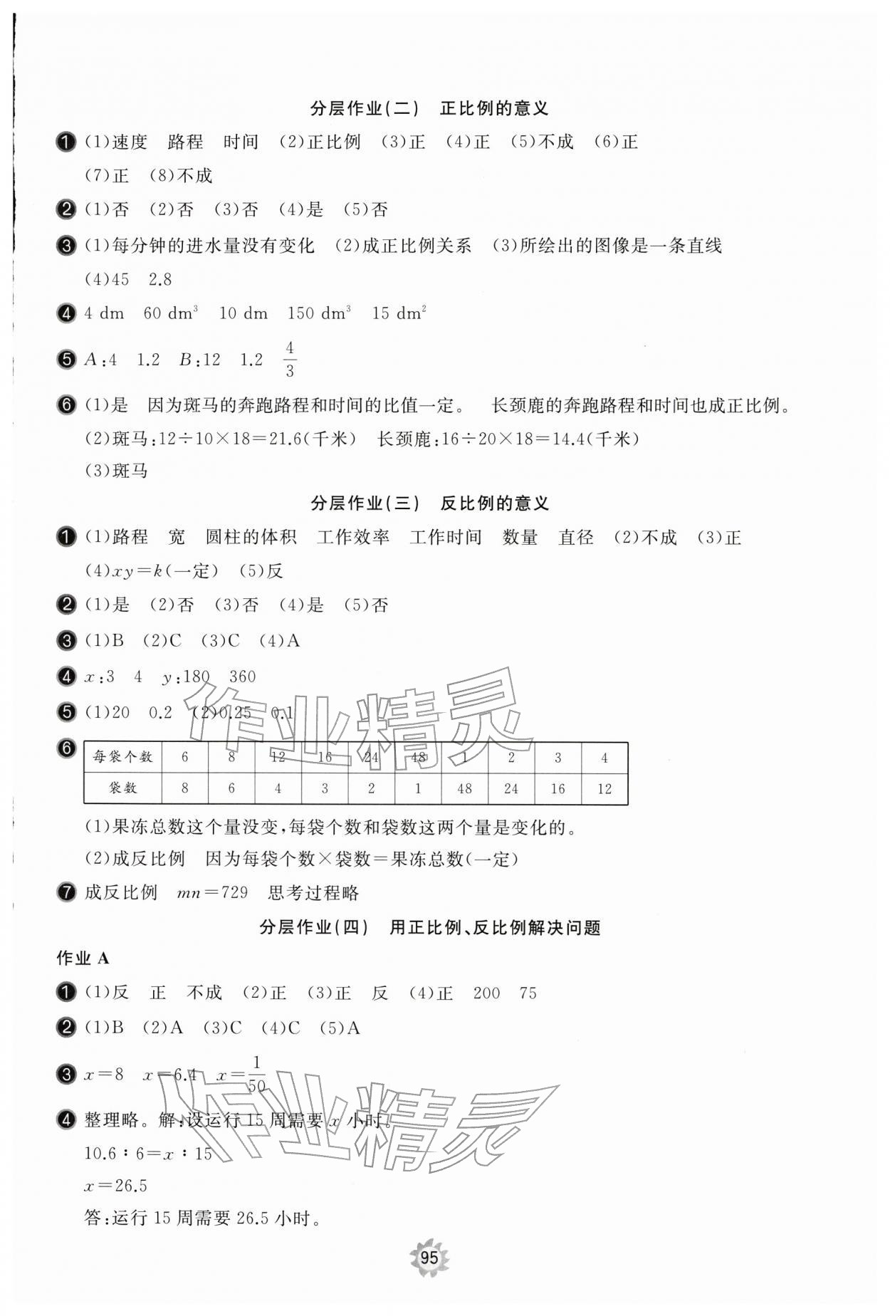 2026年新课堂同步学习与探究六年级数学下册青岛版枣庄专版&nbsp;第5页