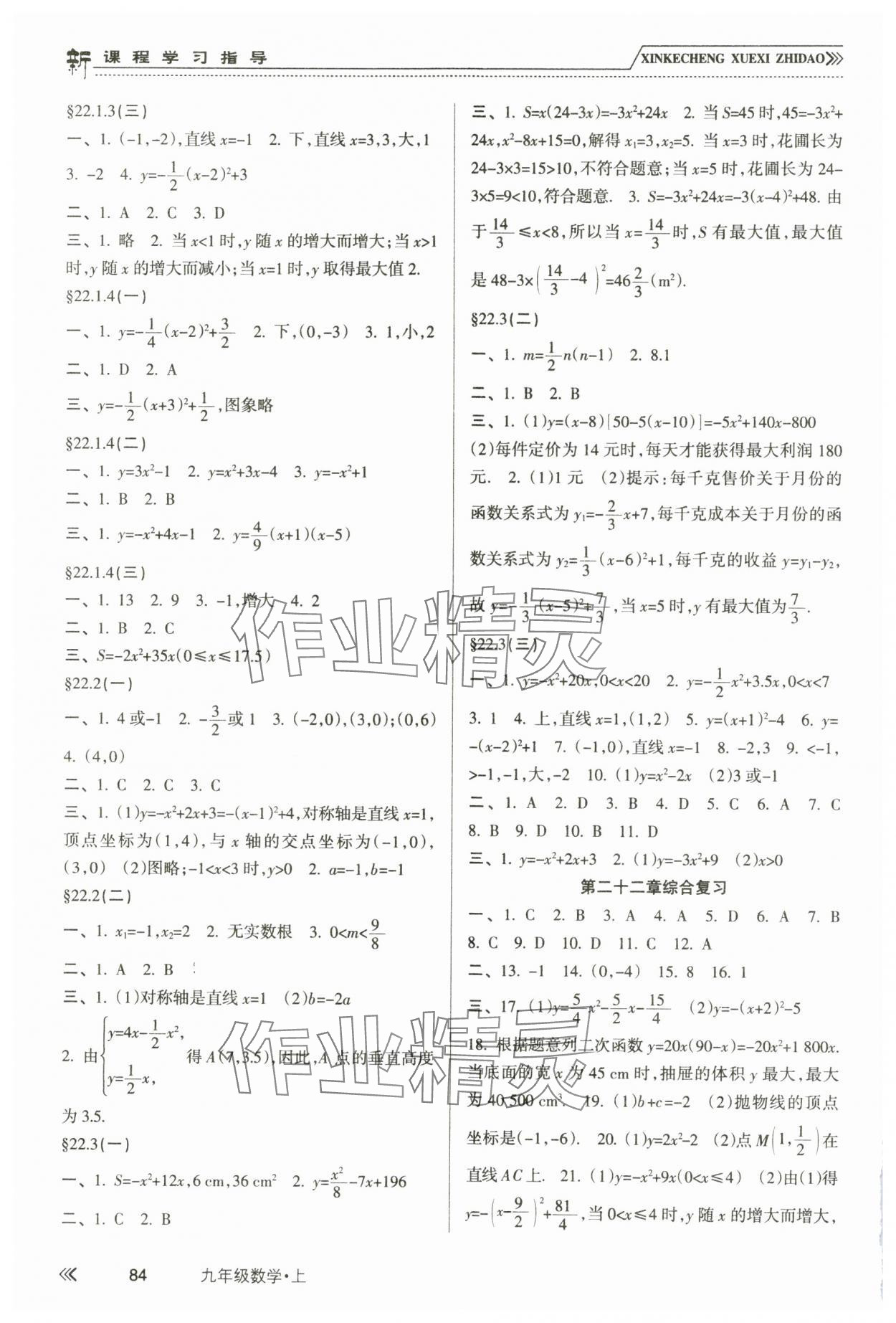 2023年新課程學(xué)習(xí)指導(dǎo)南方出版社九年級(jí)數(shù)學(xué)上冊(cè)華師大版 第3頁