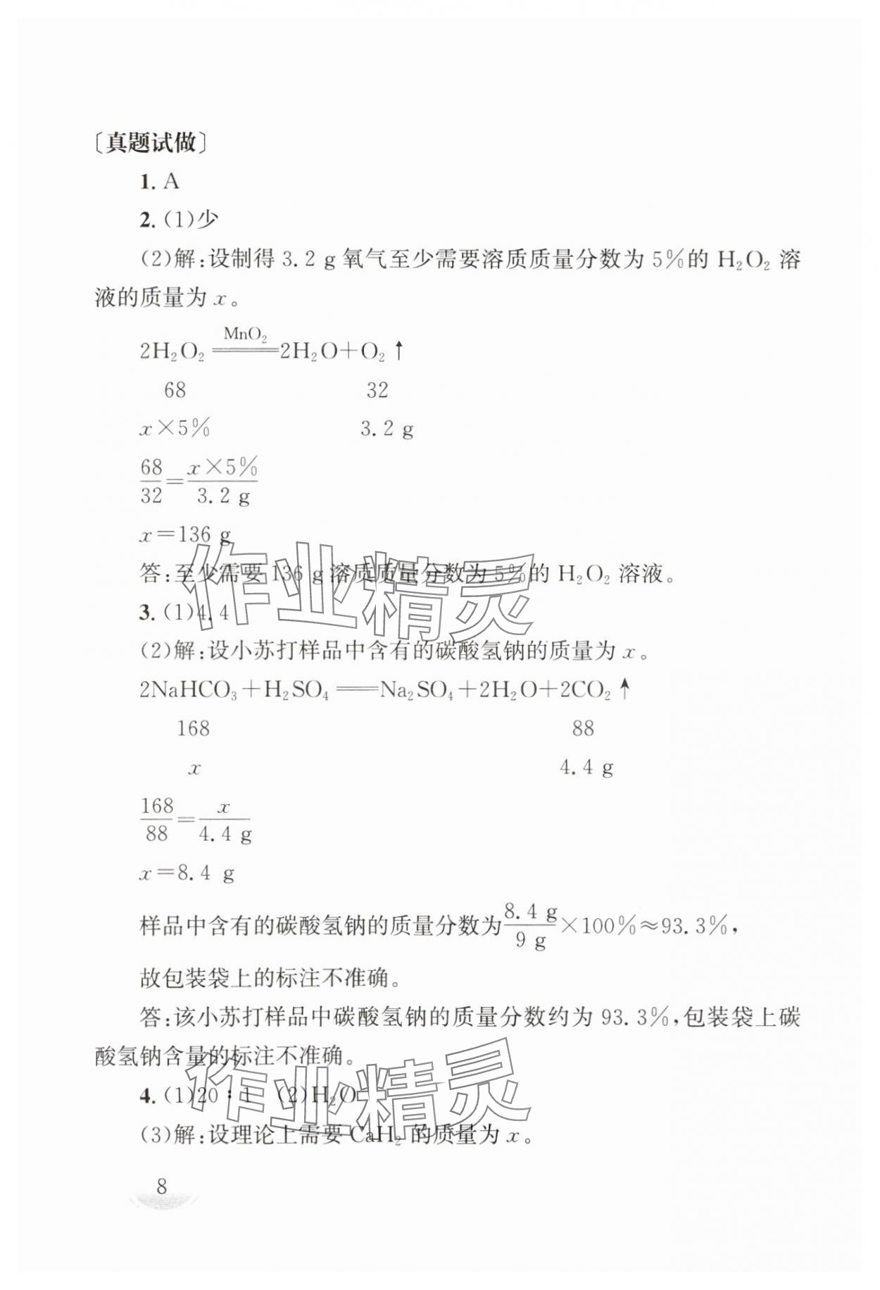 2025年劍指中考化學中考湖南專版 第8頁