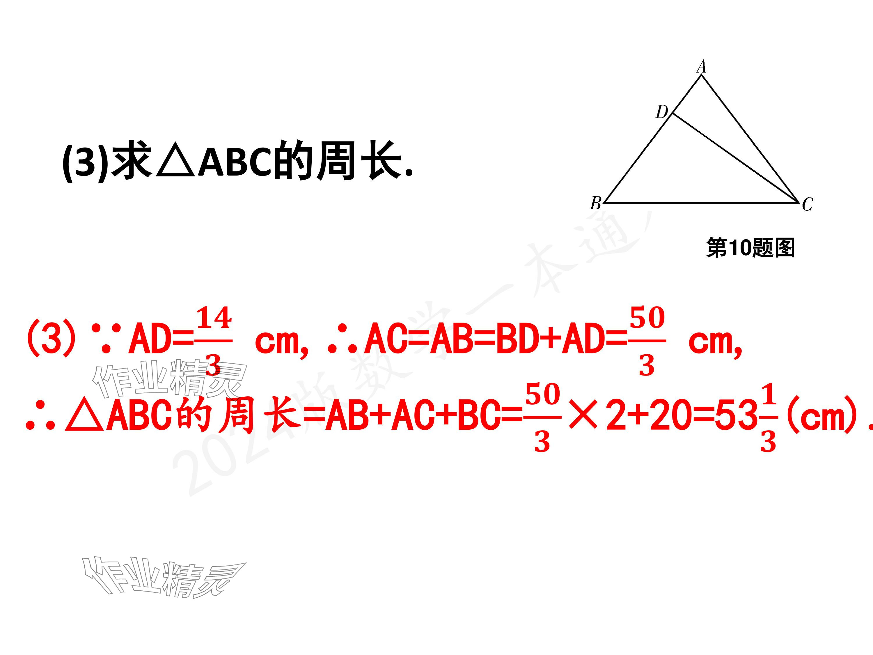 2024年一本通武漢出版社八年級(jí)數(shù)學(xué)上冊(cè)北師大版核心板 參考答案第25頁(yè)