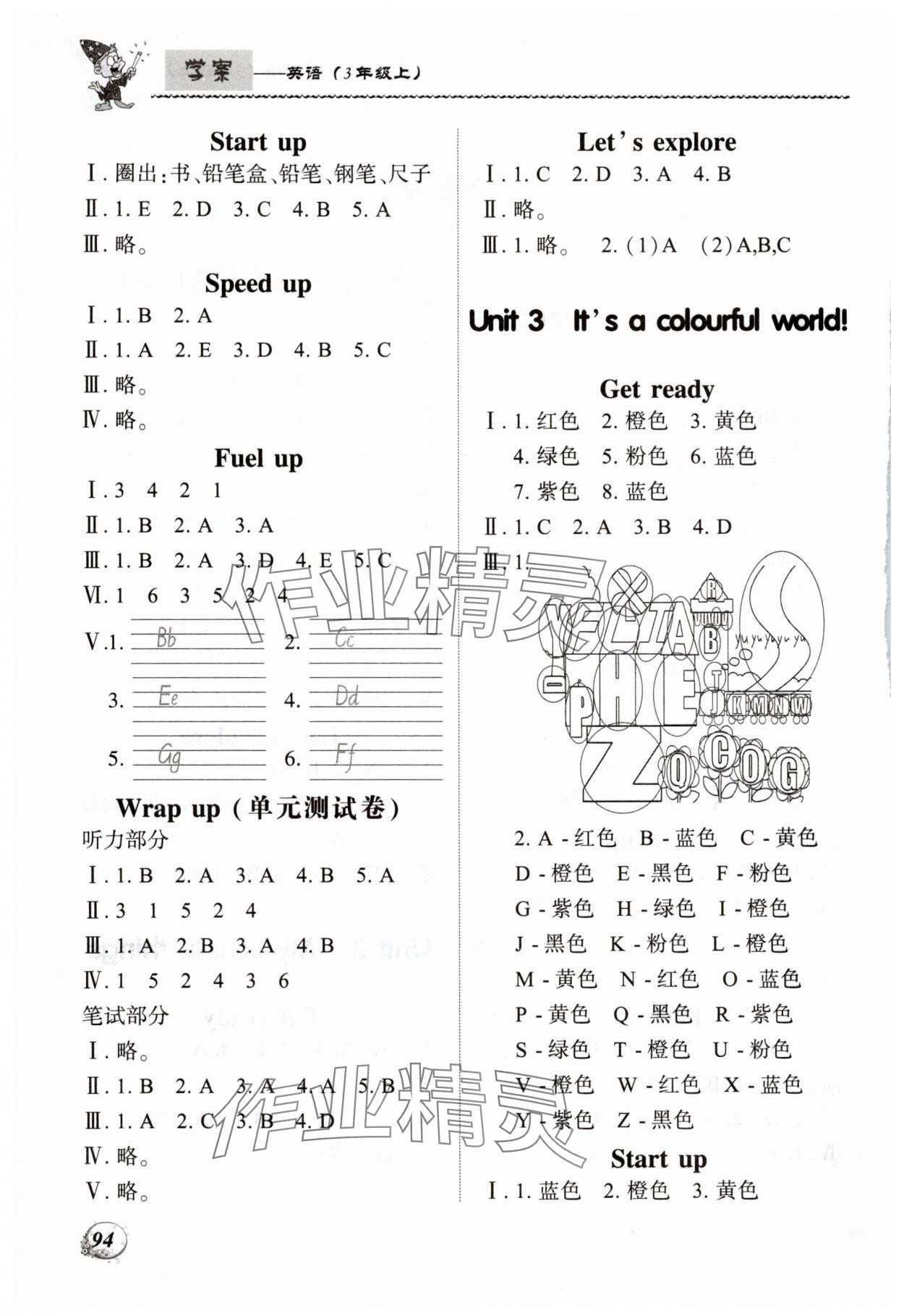 2025年学案大连理工出版社三年级英语上册外研版 第2页