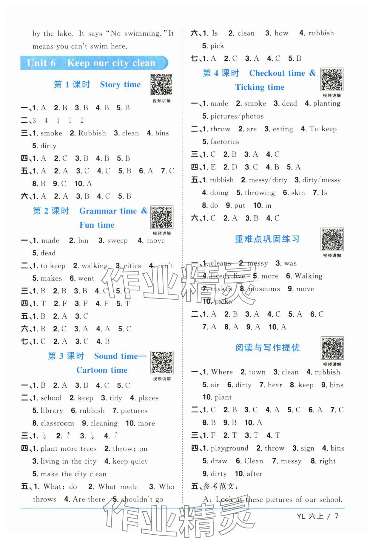 2025年陽(yáng)光同學(xué)課時(shí)優(yōu)化作業(yè)六年級(jí)英語(yǔ)上冊(cè)譯林版江蘇專版 第7頁(yè)