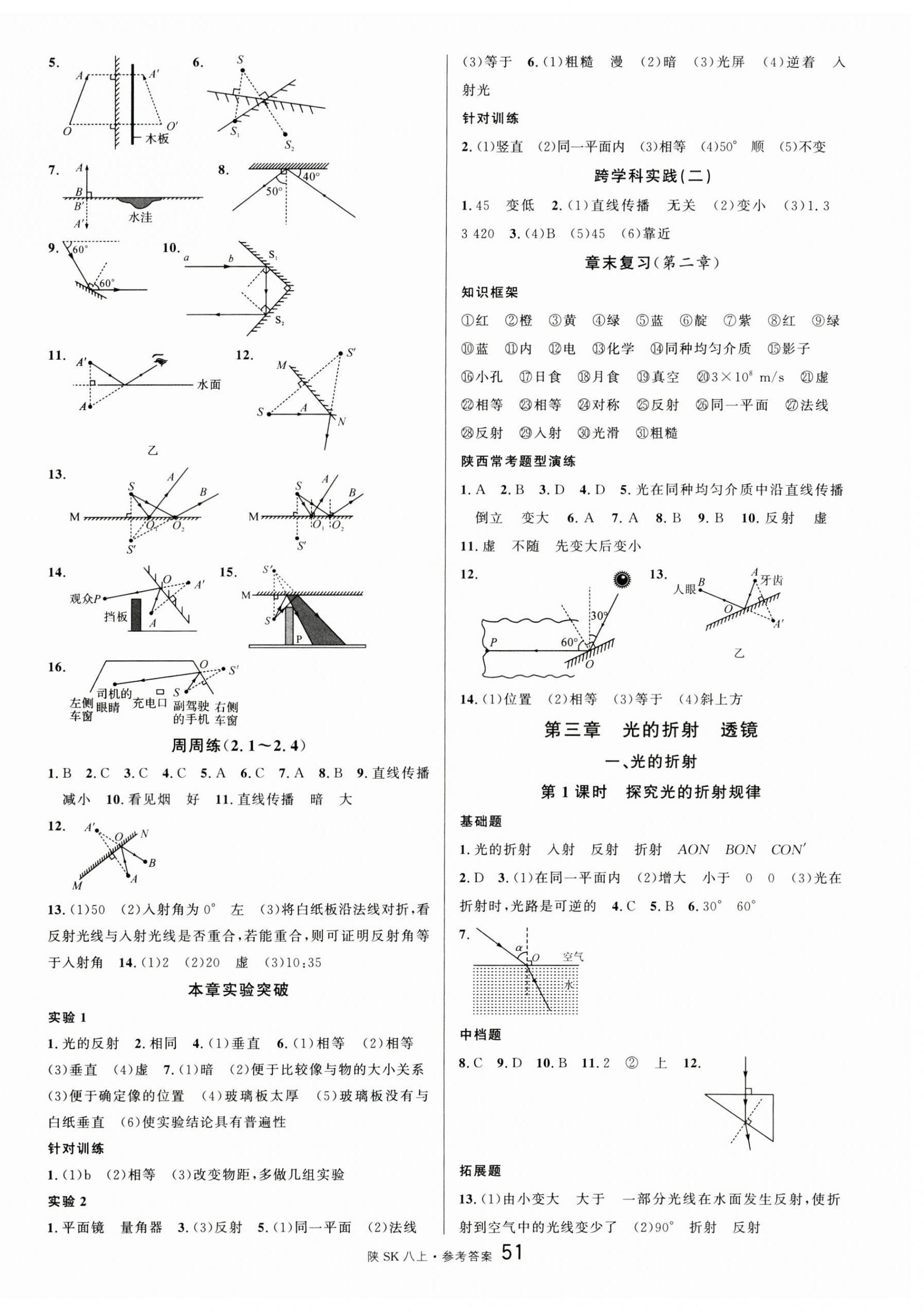 2024年名校課堂八年級(jí)物理上冊(cè)蘇科版陜西專(zhuān)版 第3頁(yè)