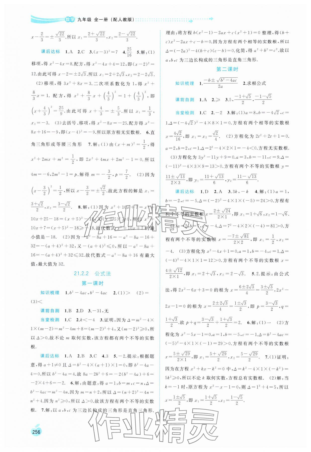 2024年新課程學(xué)習(xí)與測(cè)評(píng)同步學(xué)習(xí)九年級(jí)數(shù)學(xué)全一冊(cè)人教版 第2頁(yè)