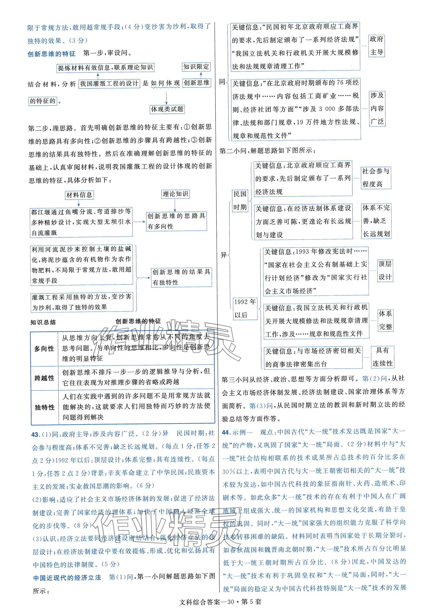 2024年金考卷45套匯編高中文綜通用版 第32頁