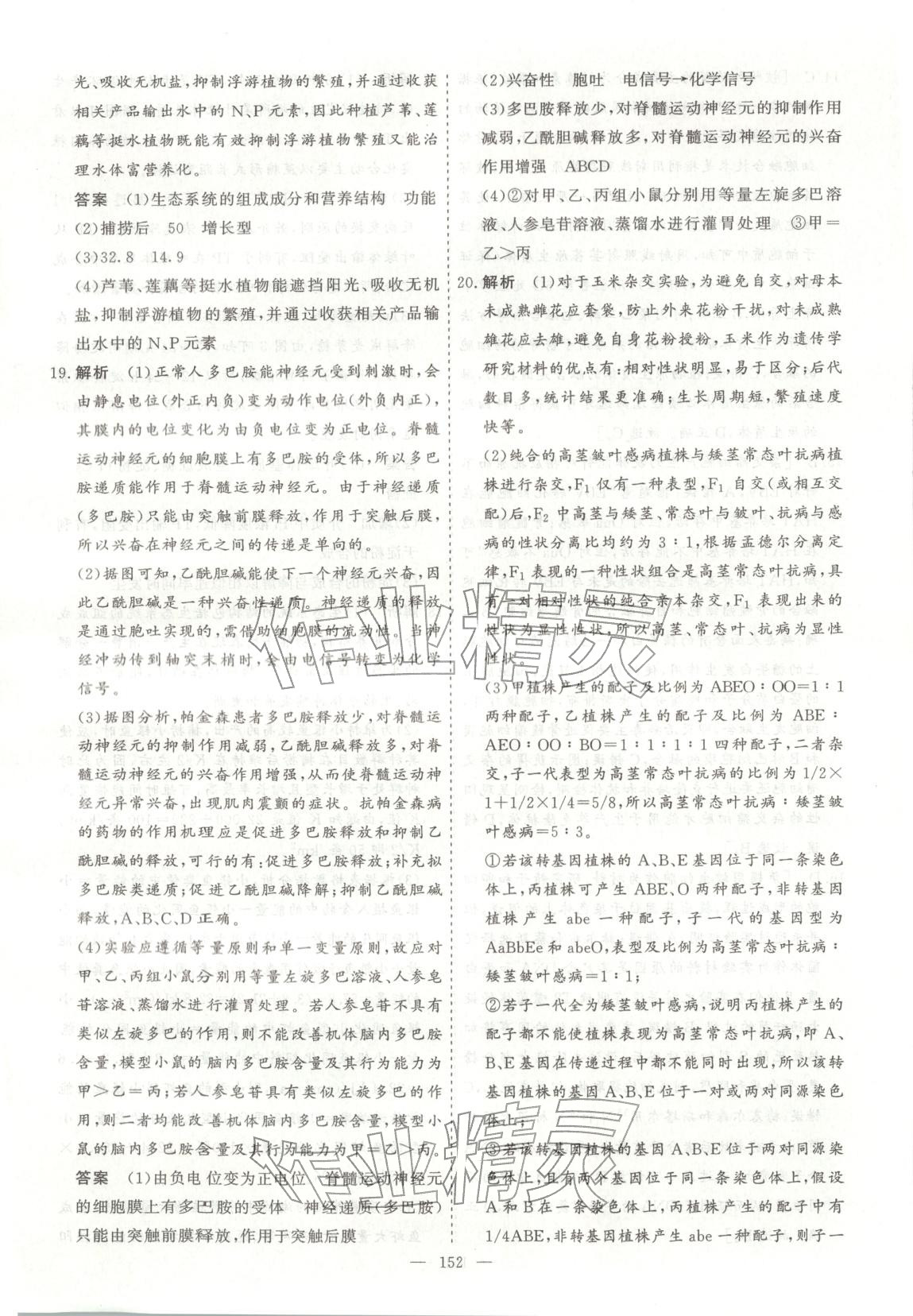 2026年薪火金卷高考仿真模拟卷生物 第4页