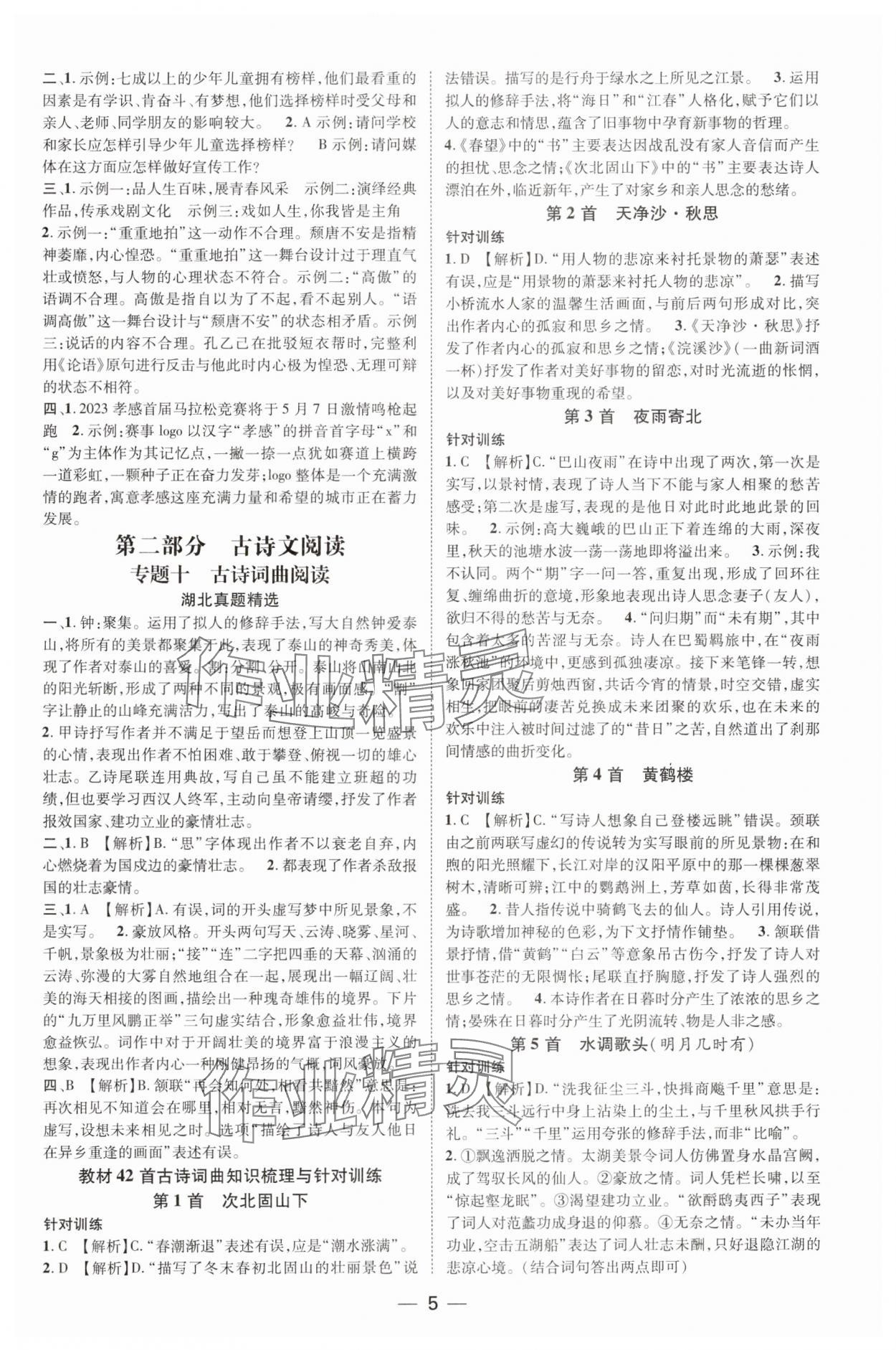 2025年名師測(cè)控中考特訓(xùn)方案語(yǔ)文湖北專(zhuān)版 第5頁(yè)