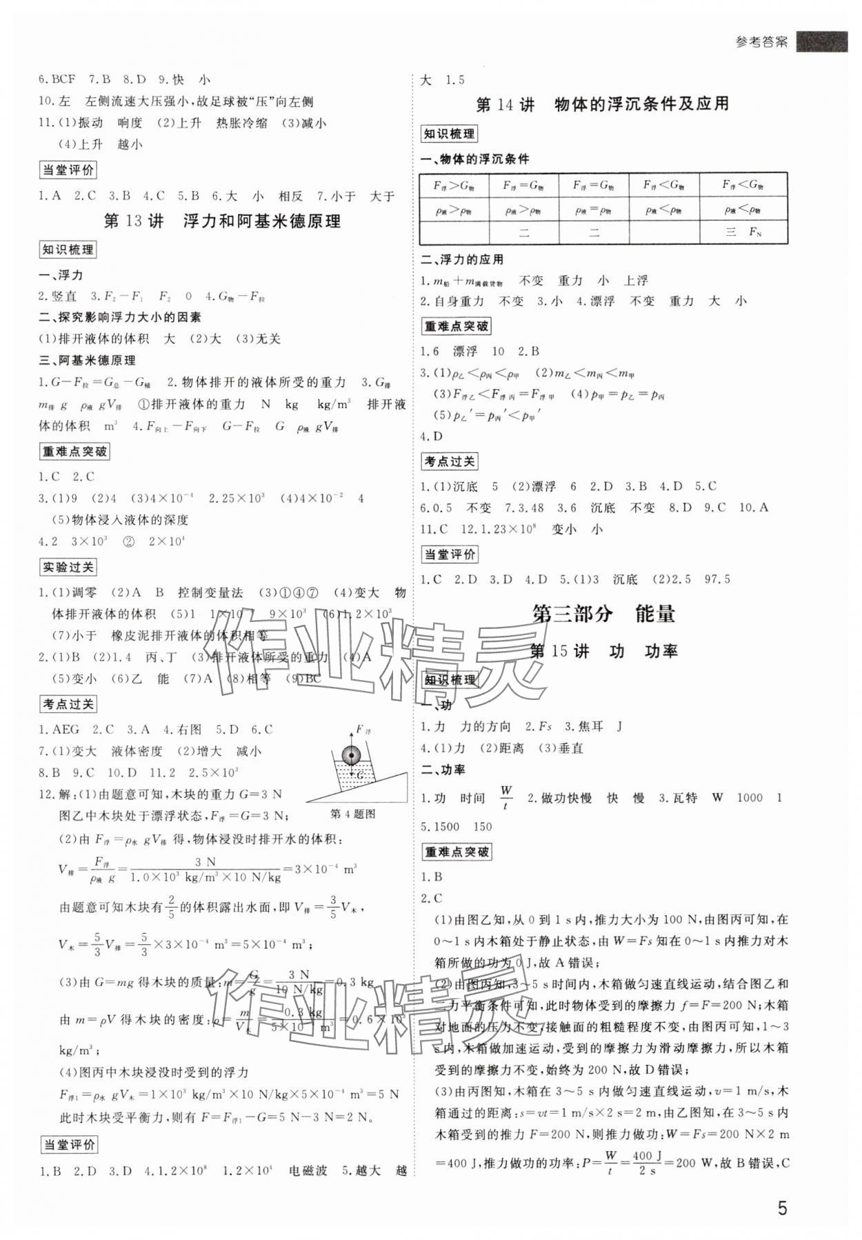 2024年導(dǎo)思學(xué)案物理中考深圳專版 第5頁(yè)