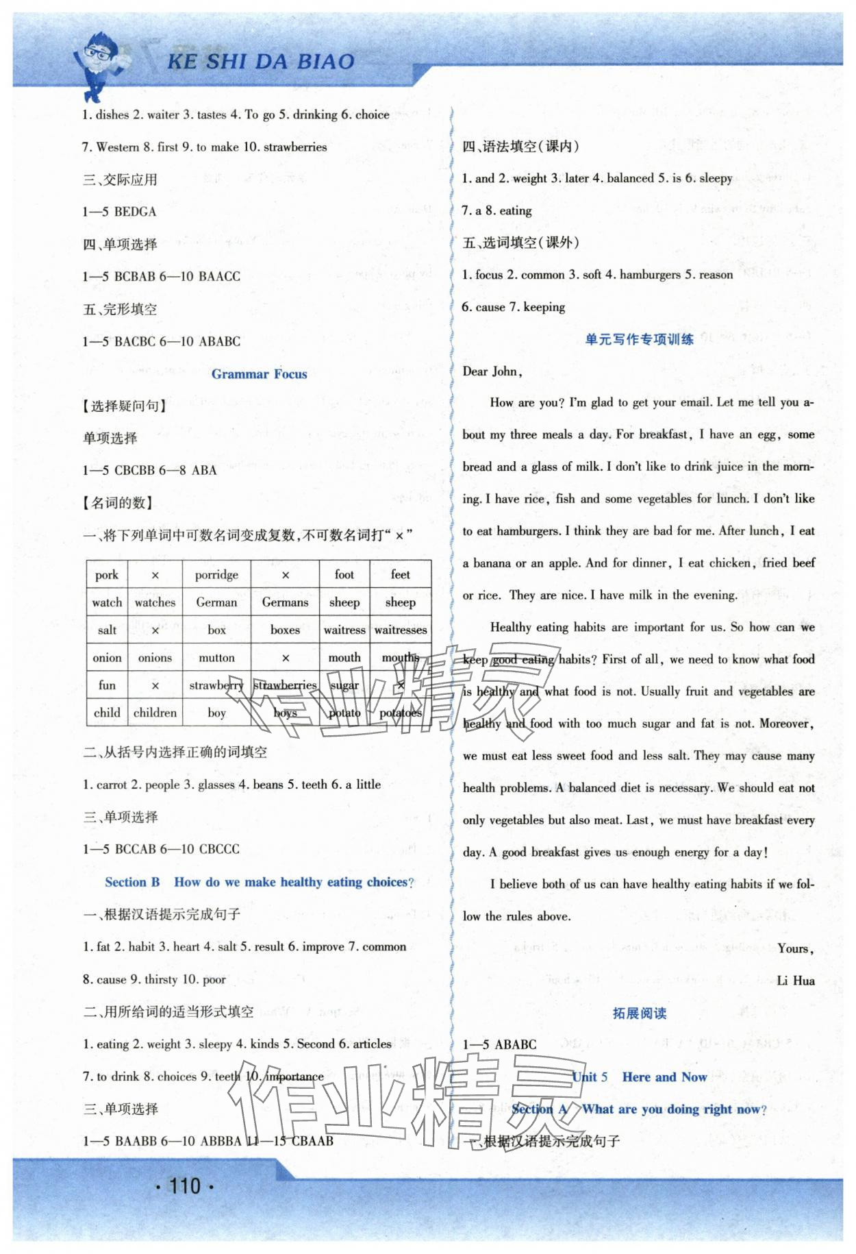 2025年精析巧練七年級(jí)英語(yǔ)下冊(cè)人教版 第4頁(yè)