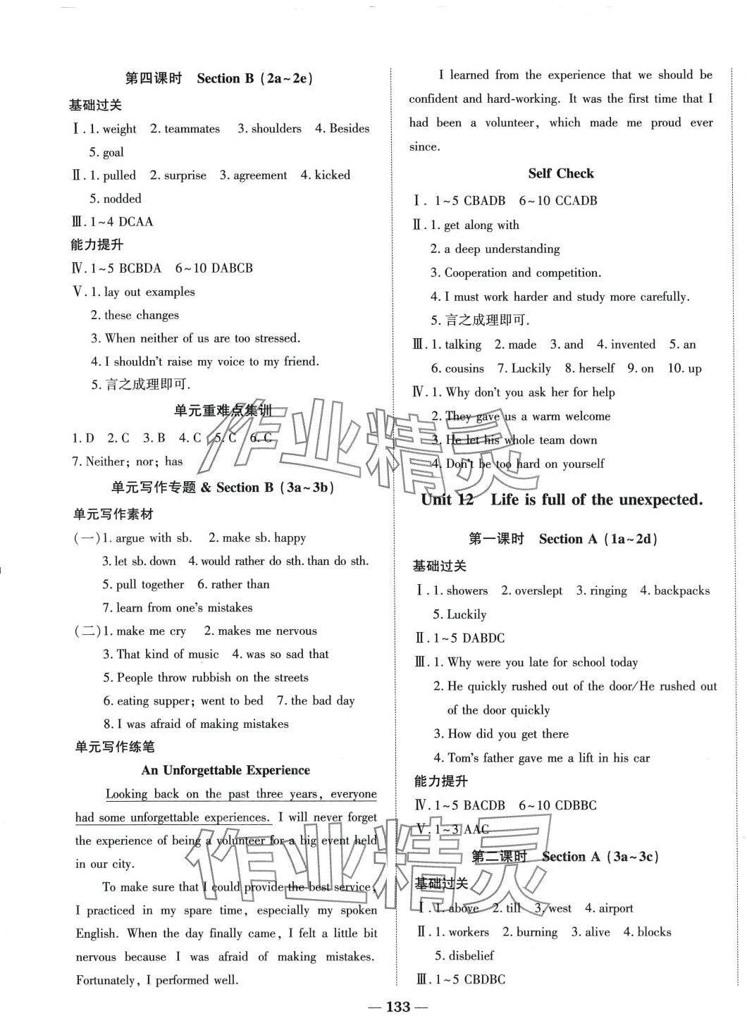 2024年天成導(dǎo)學金典同步練九年級英語下冊人教版 第3頁