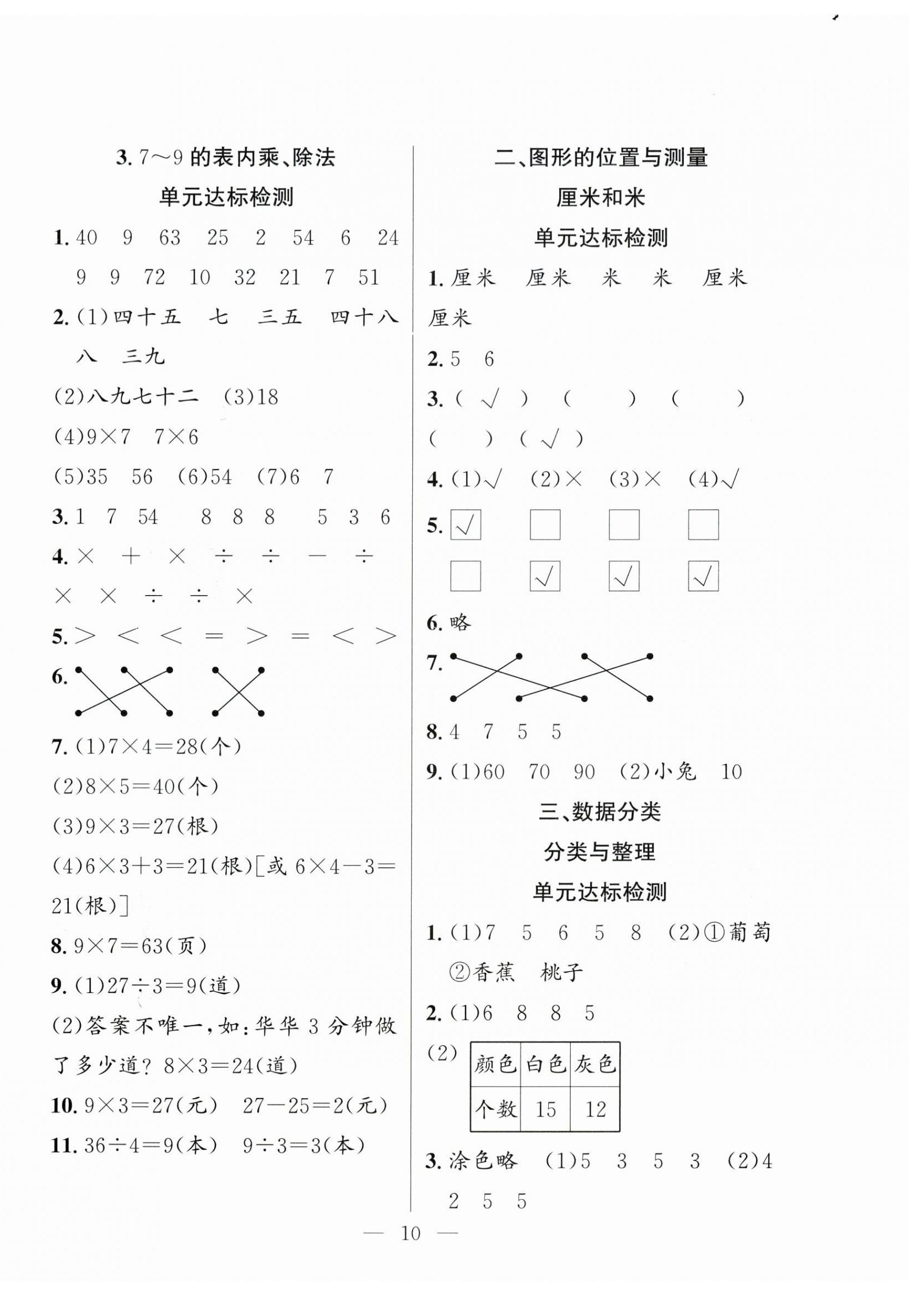 2026年快乐寒假吉林教育出版社二年级数学人教版&nbsp;第2页