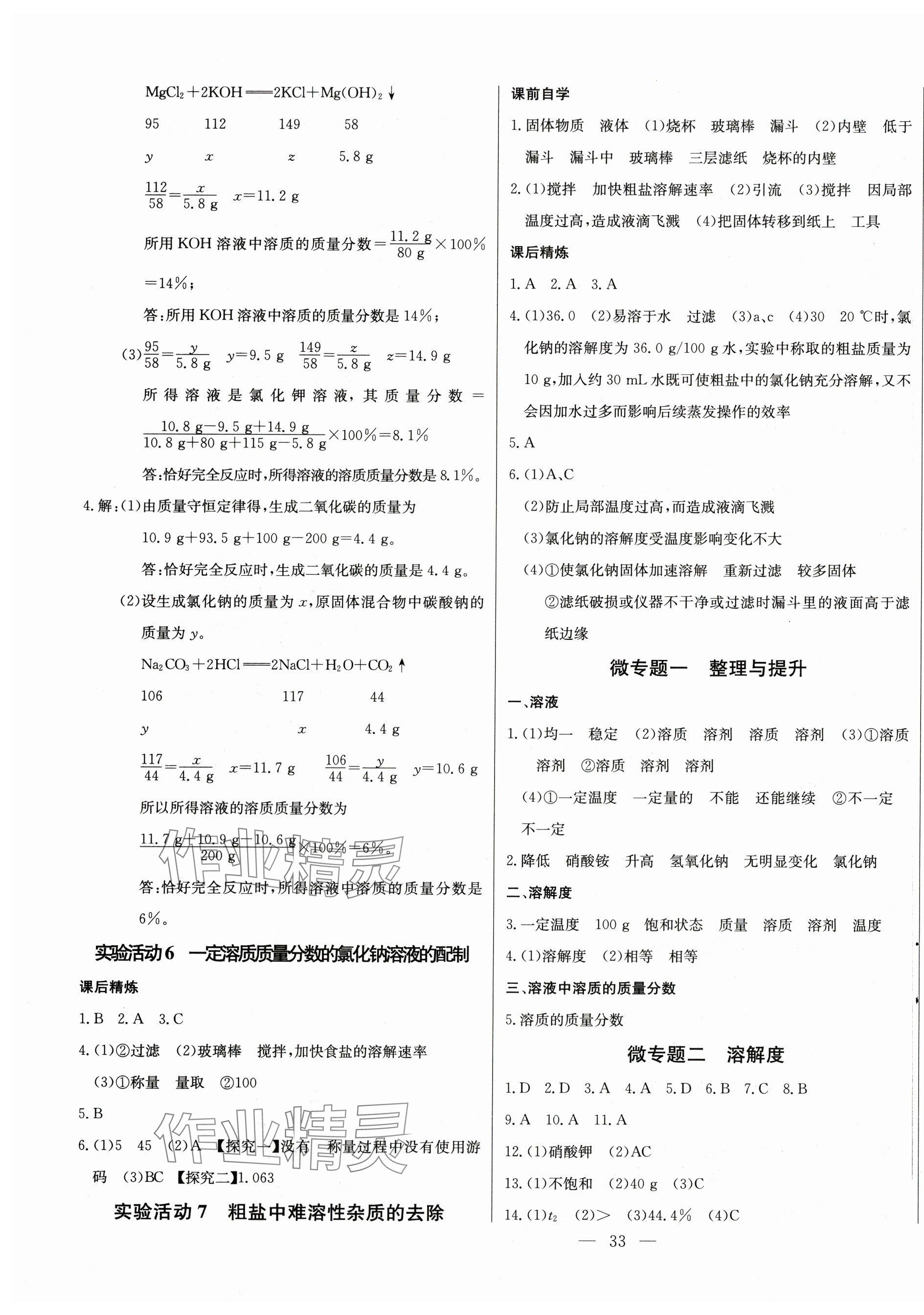 2025年思維新觀察九年級化學下冊人教版 第5頁