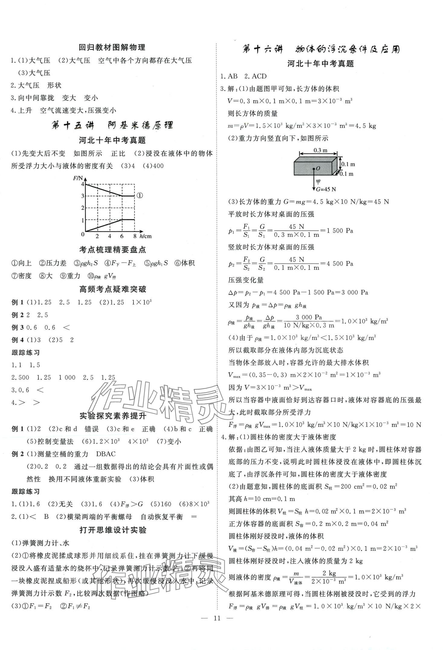 2024年中考新航標初中學考復習方案物理中考河北專版 第10頁