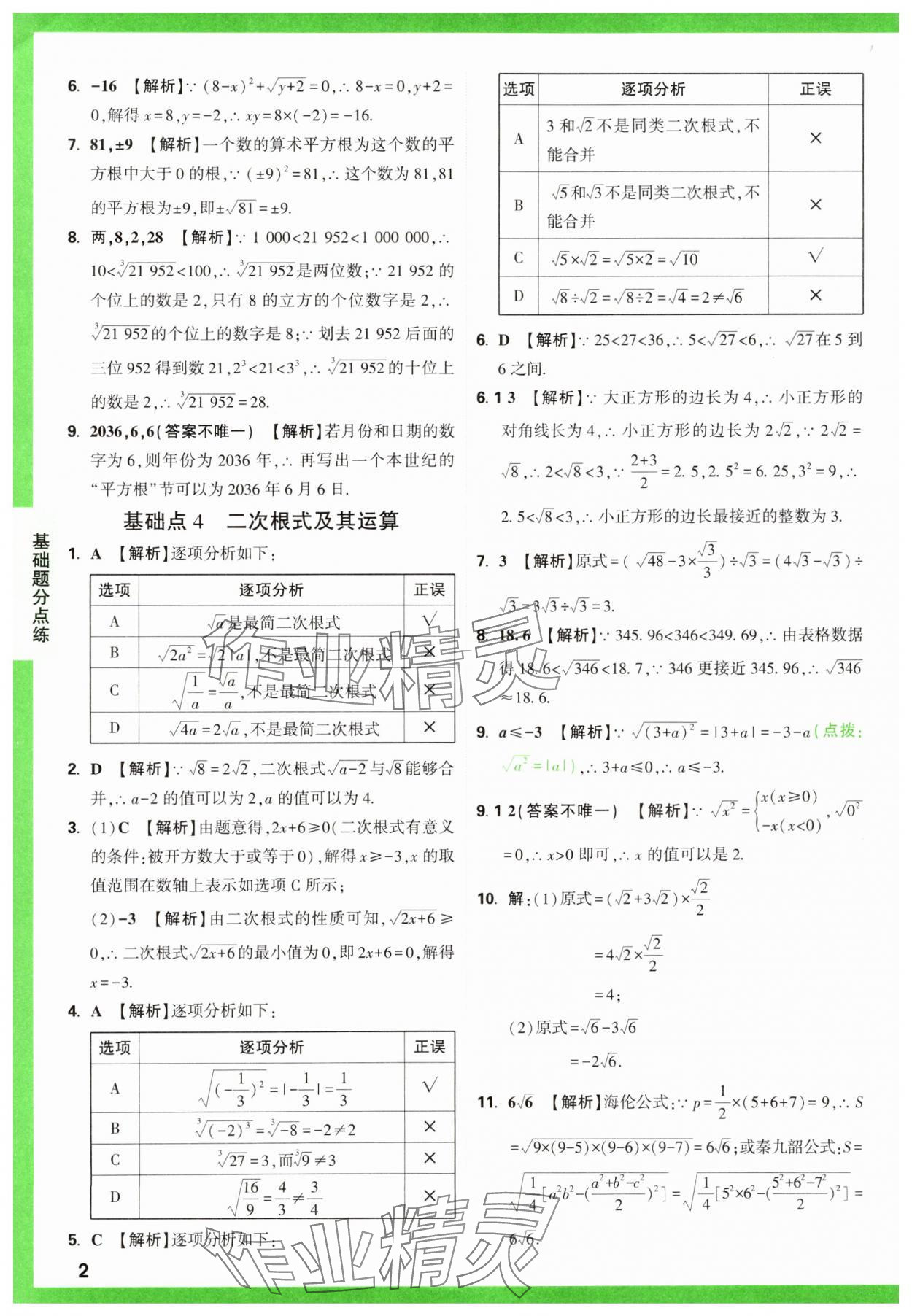 2025年萬(wàn)唯中考基礎(chǔ)題數(shù)學(xué) 第2頁(yè)