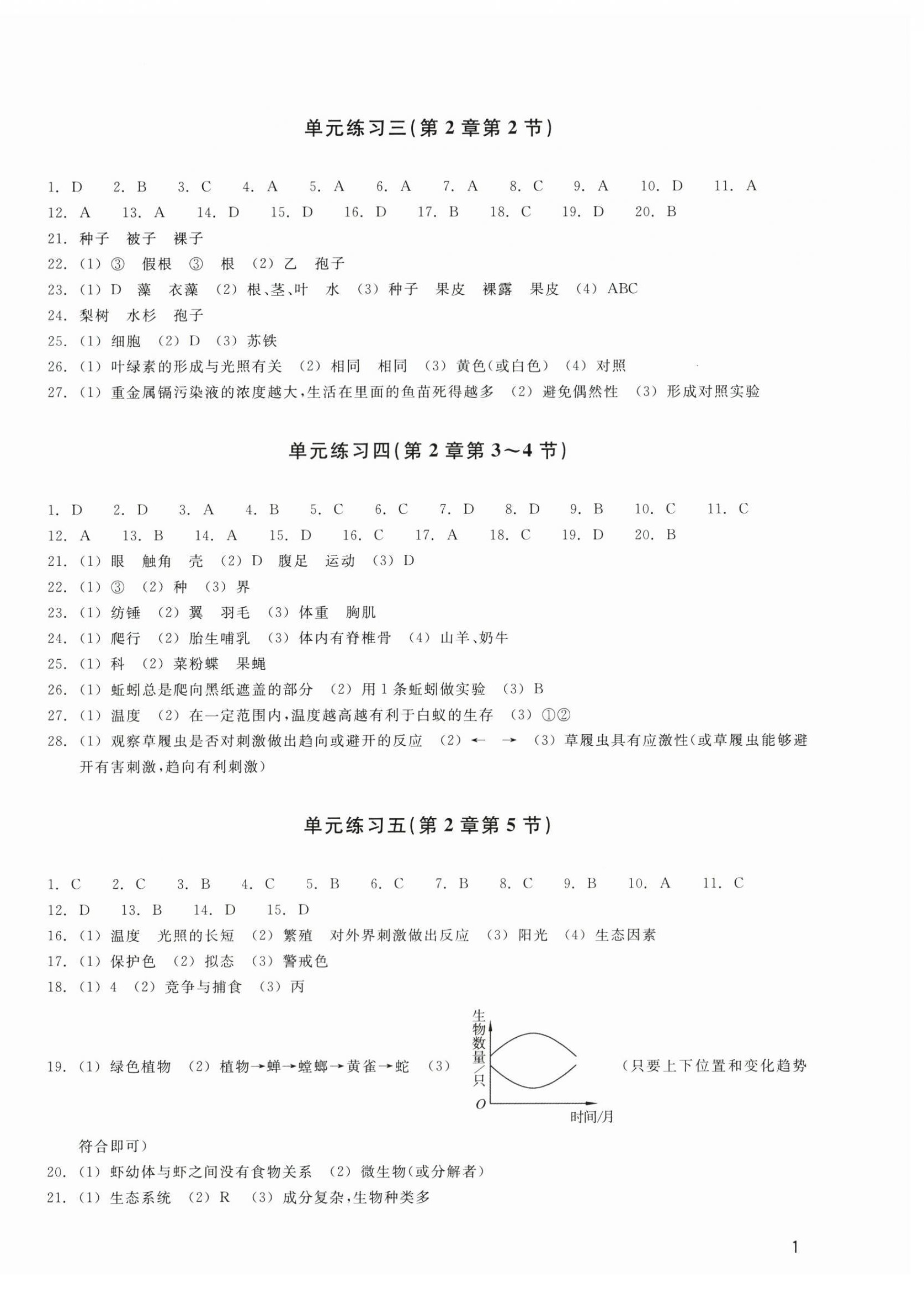 2026年巩固与提高浙江教育出版社七年级科学上册浙教版&nbsp;第2页
