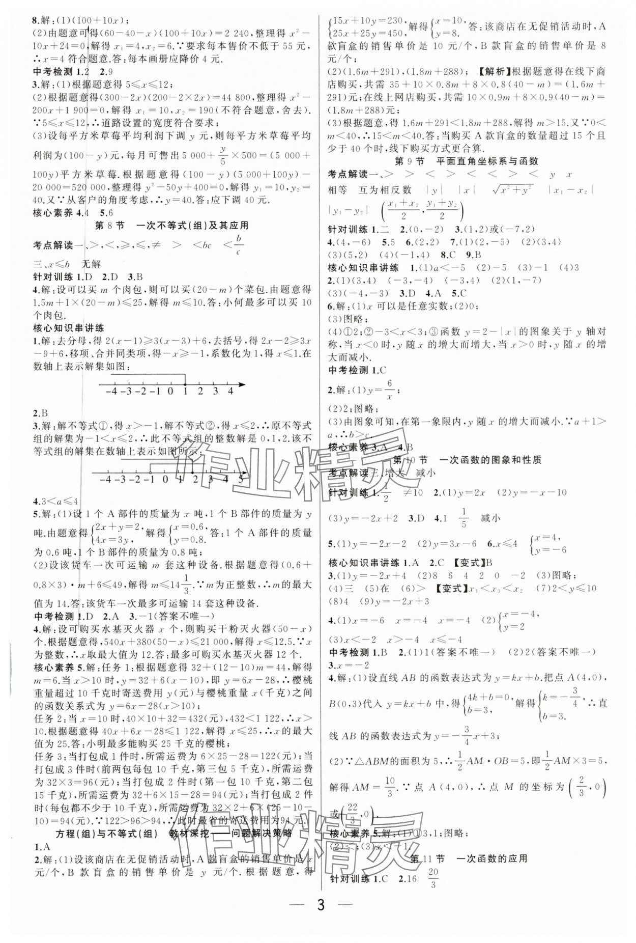 2025年聚焦中考数学深圳专版 第3页