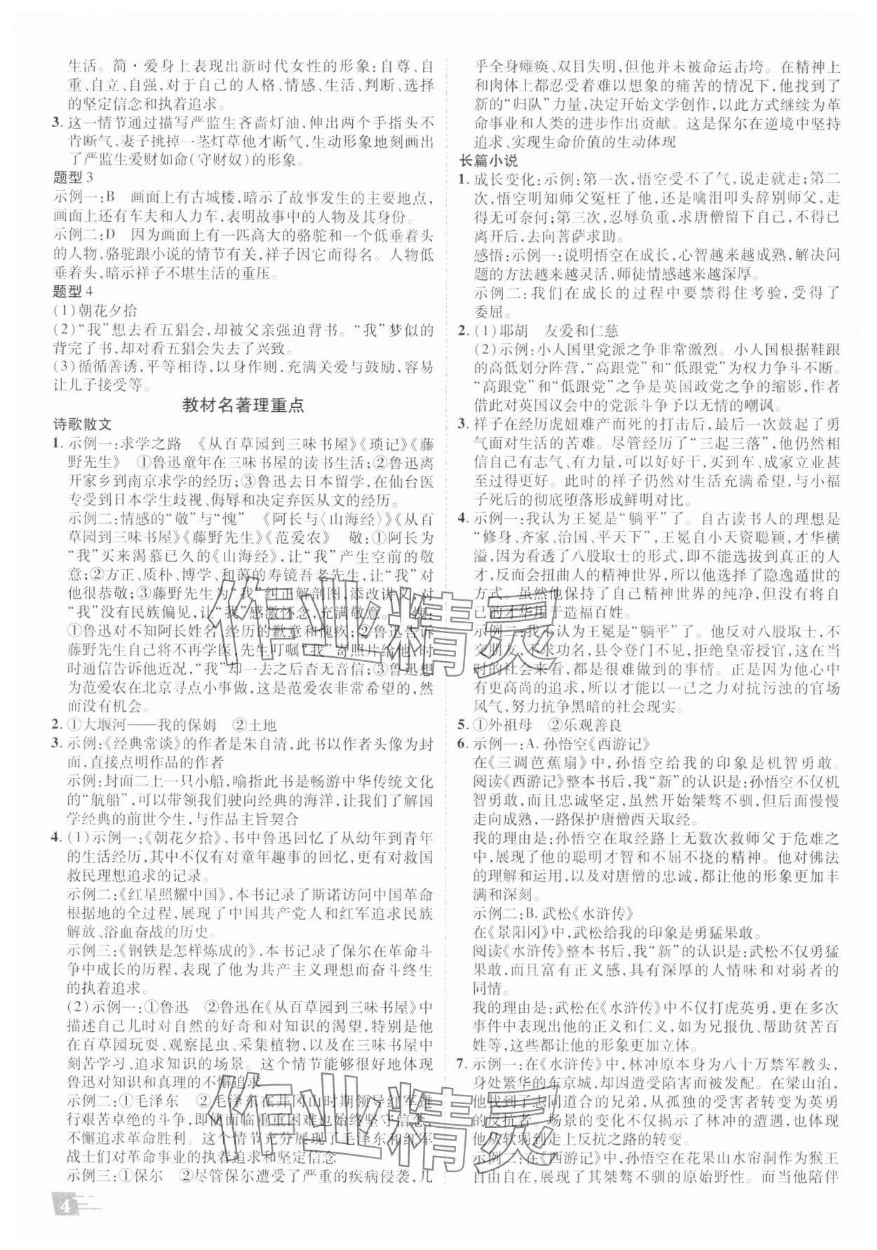 2025年卓文書業(yè)加速度語(yǔ)文青海專版 參考答案第3頁(yè)