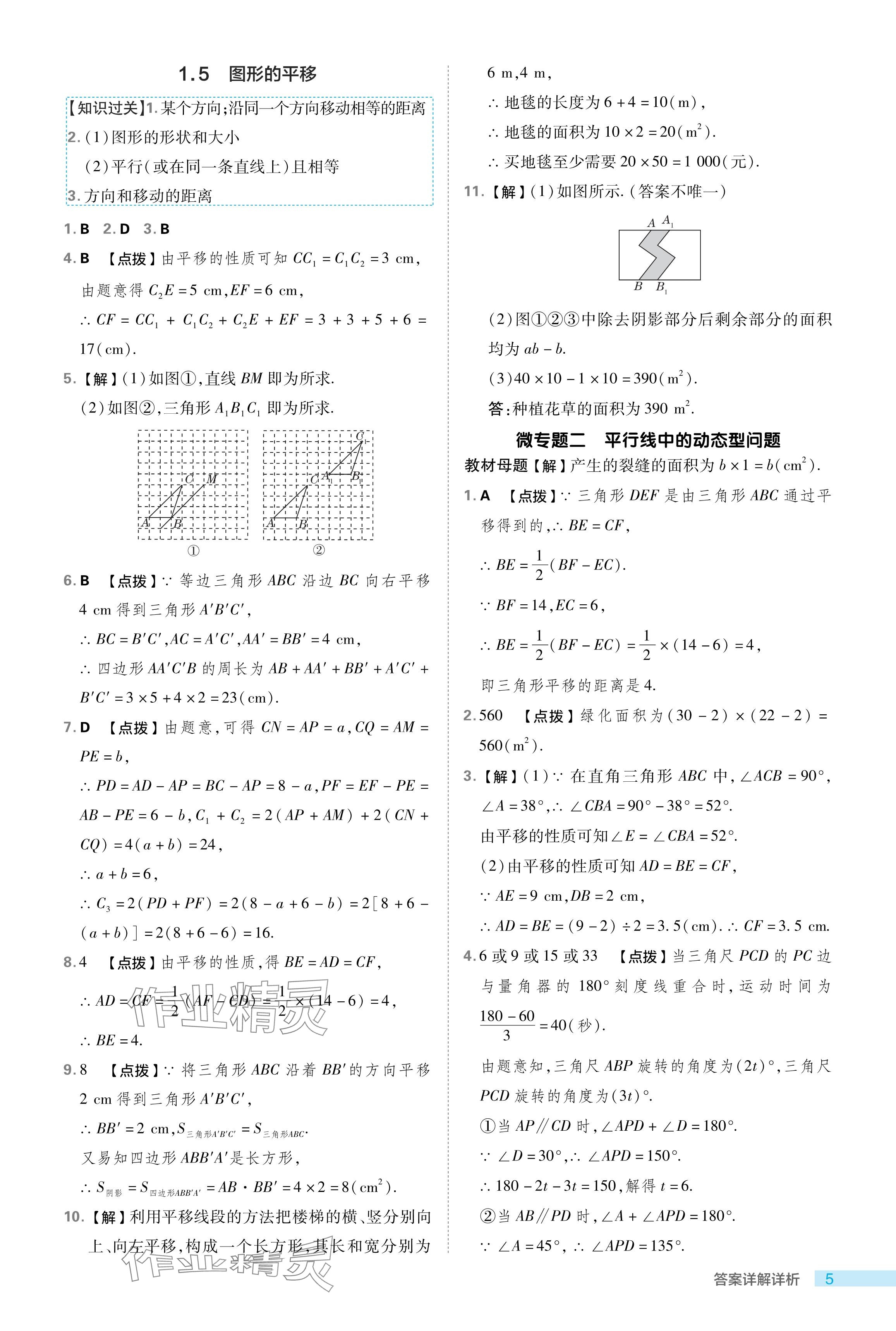 2024年綜合應(yīng)用創(chuàng)新題典中點七年級數(shù)學(xué)下冊浙教版浙江專版 參考答案第5頁