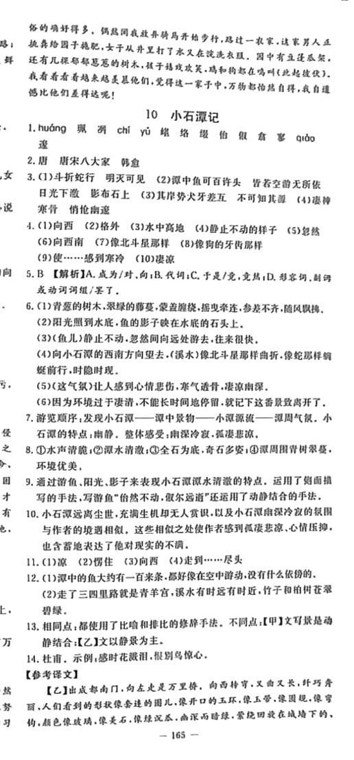 2024年高效課堂分層訓(xùn)練直擊中考八年級(jí)語(yǔ)文下冊(cè)人教版 第9頁(yè)