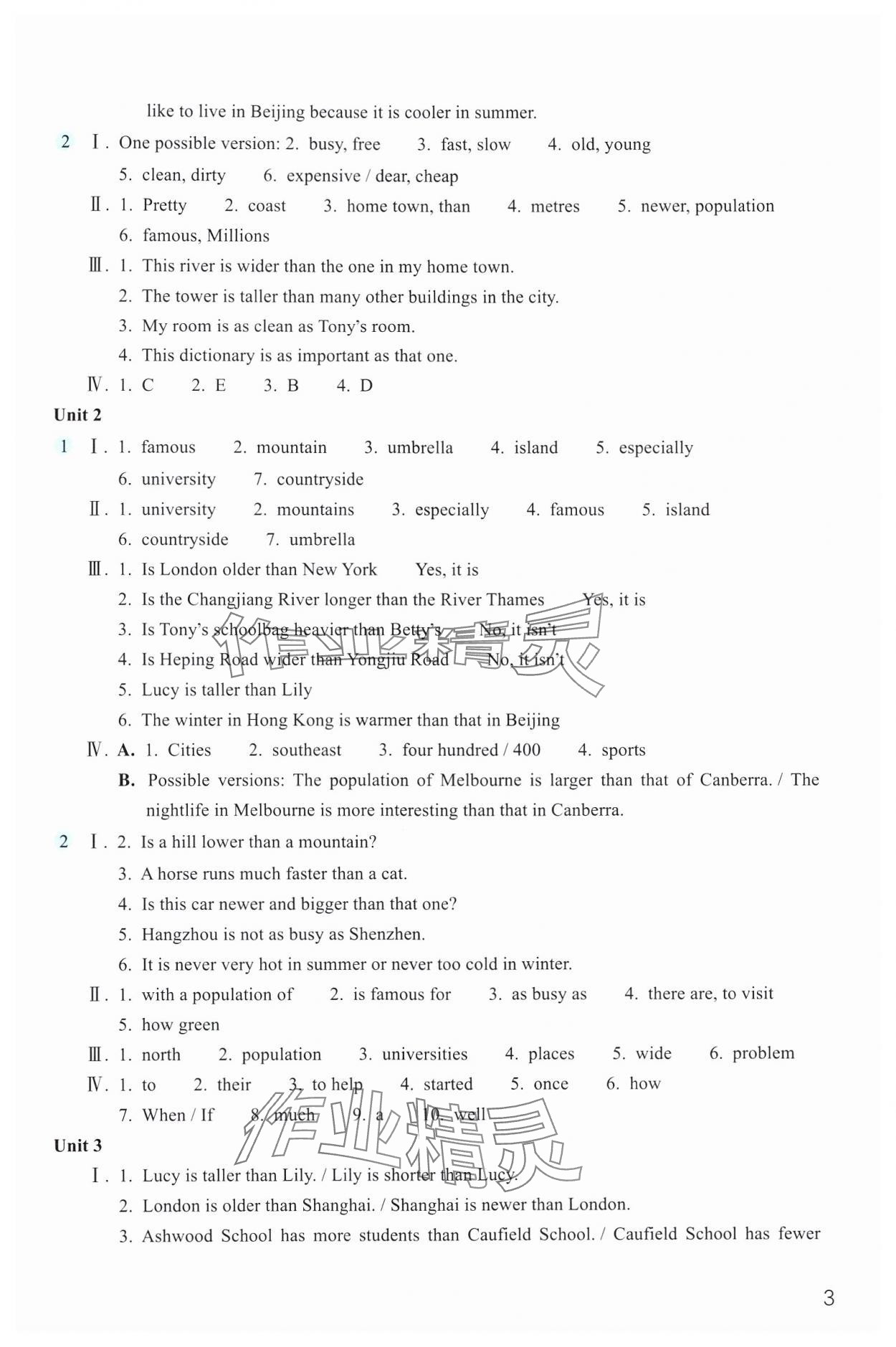 2024年作業(yè)本浙江教育出版社八年級(jí)英語(yǔ)上冊(cè)外研版 第3頁(yè)