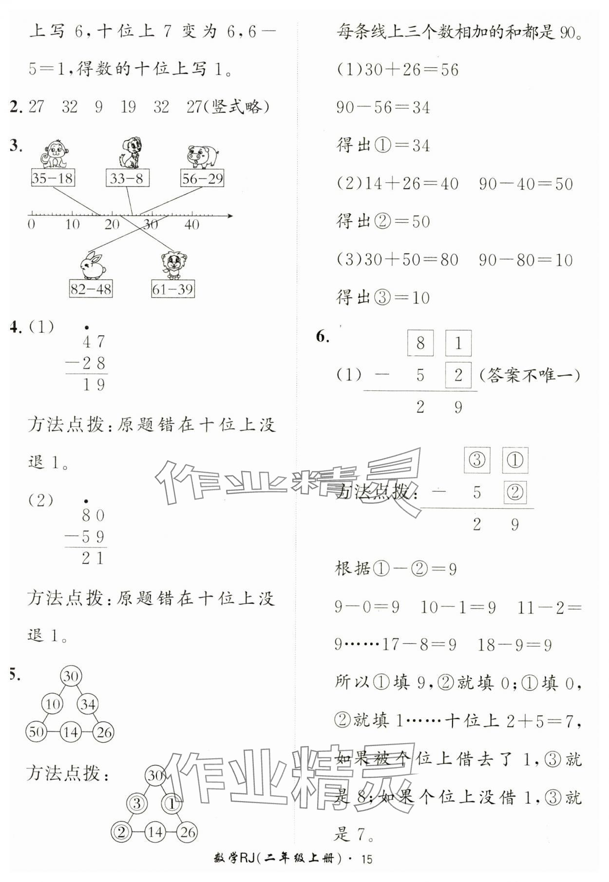 2024年黃岡360定制課時(shí)二年級(jí)數(shù)學(xué)上冊(cè)人教版 第15頁(yè)