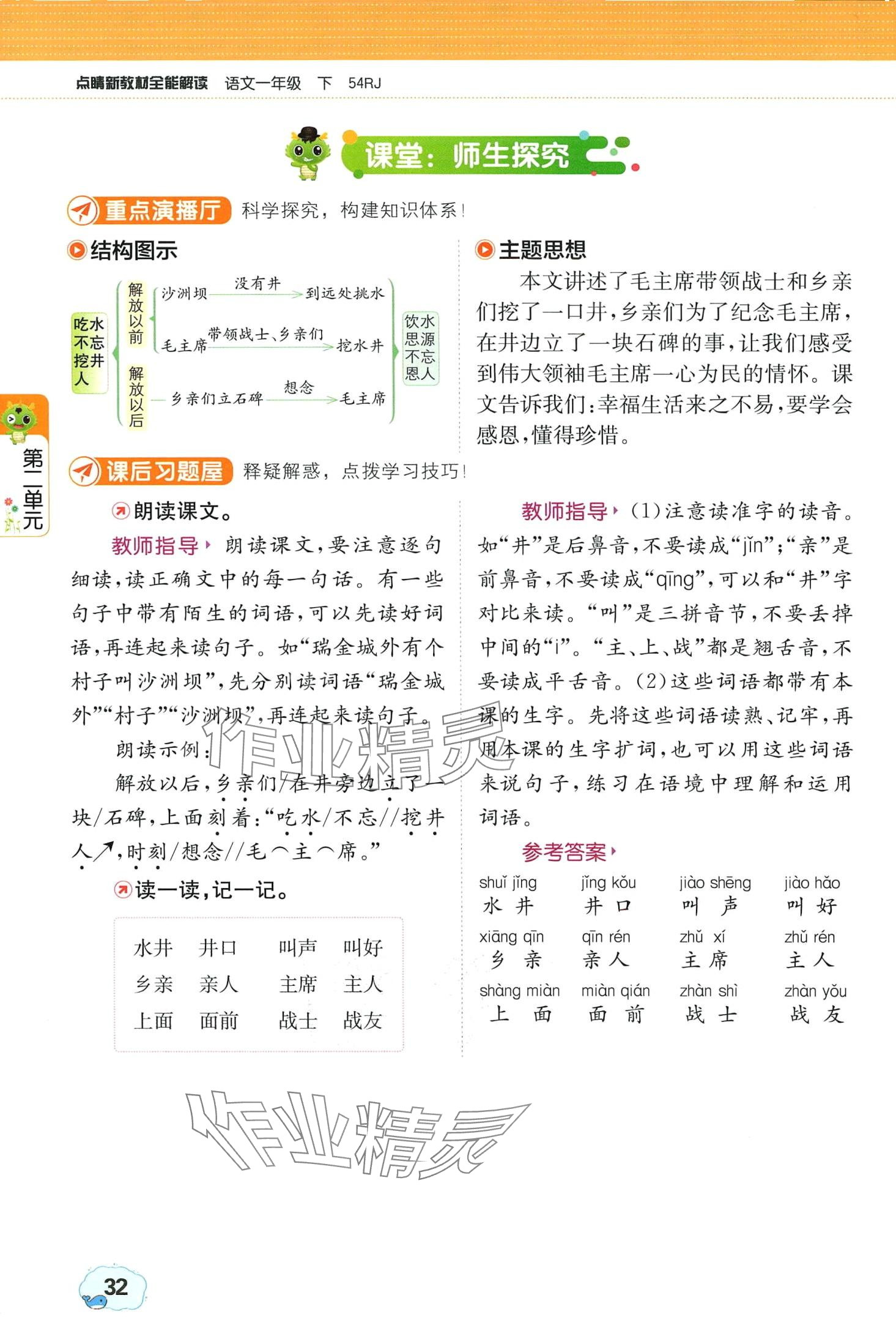 2024年教材課本一年級語文下冊人教版五四制 第32頁