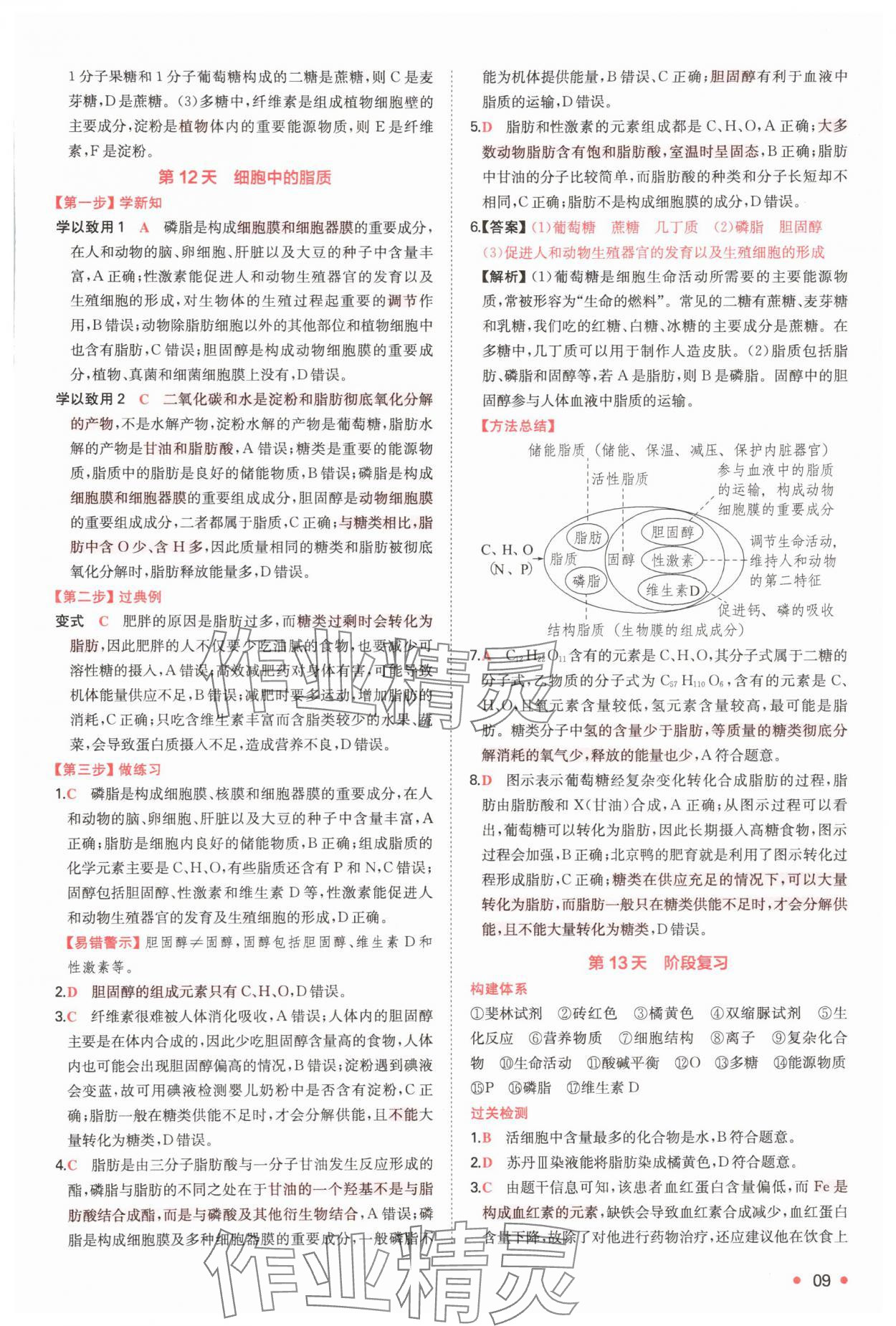 2025年一本预备新高一生物 第9页