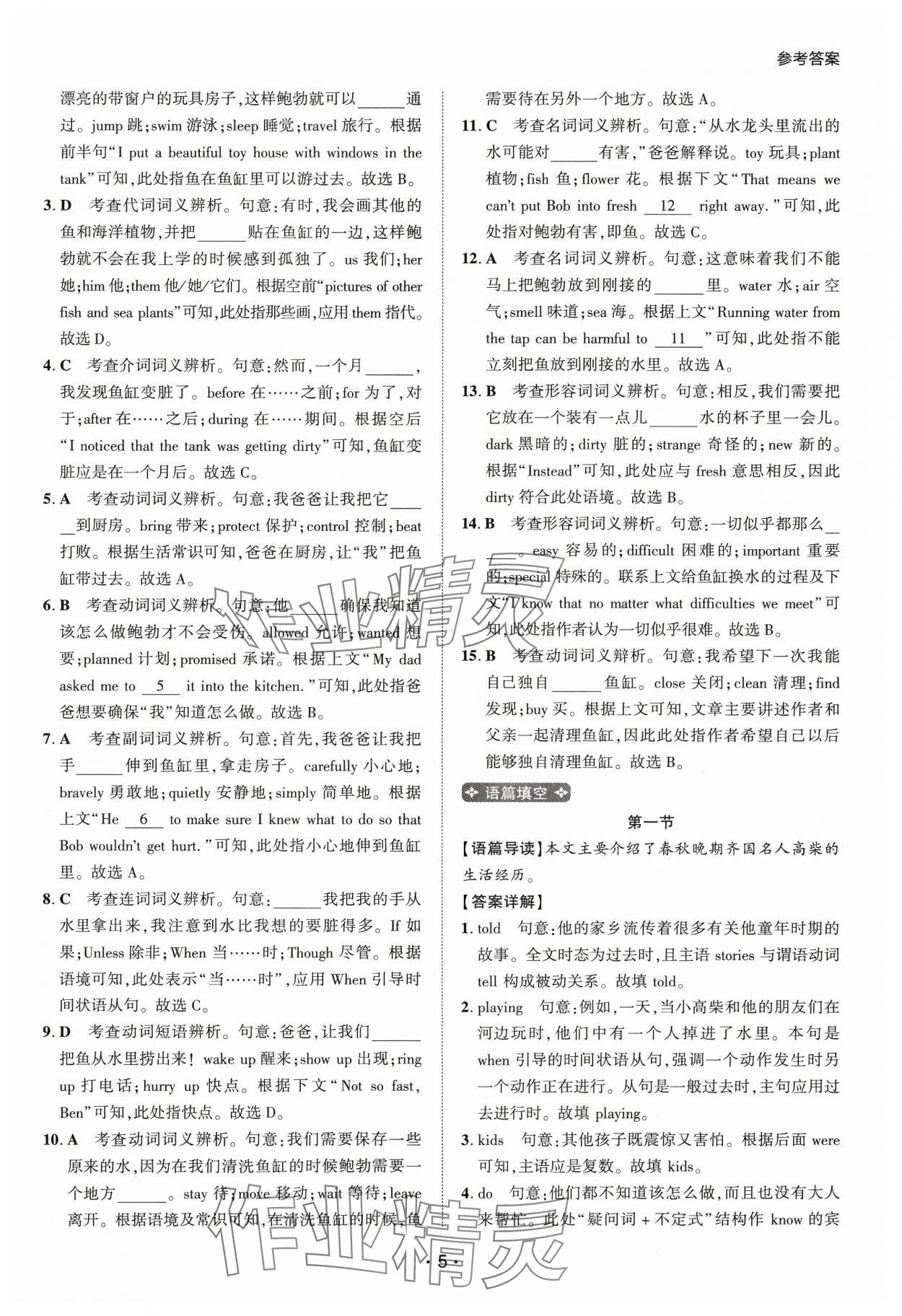 2025年阅读拉网训练九年级英语人教版&nbsp;第5页